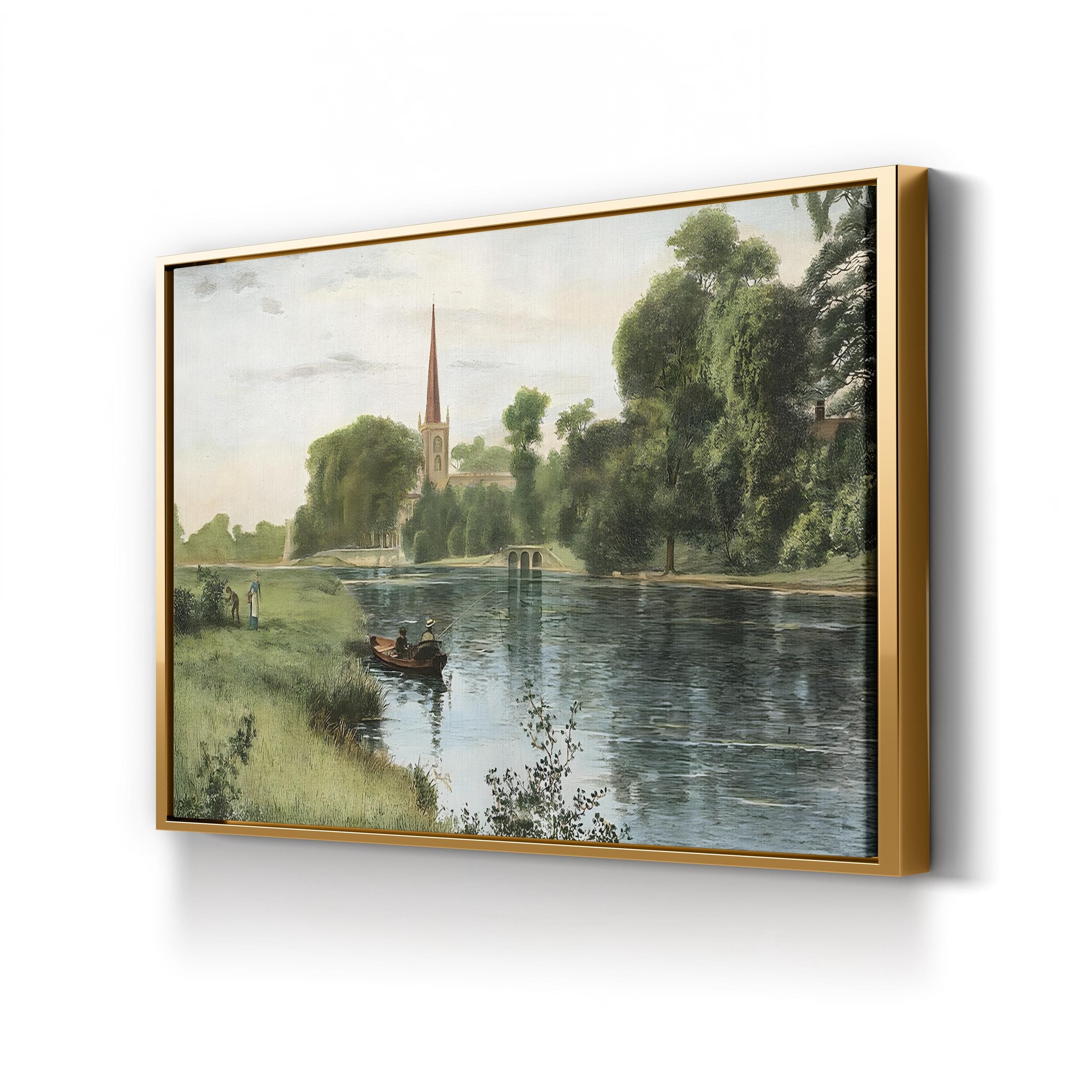 Sunday Outing Wall Art – 19th Century Equestrian Coastal Landscape Print