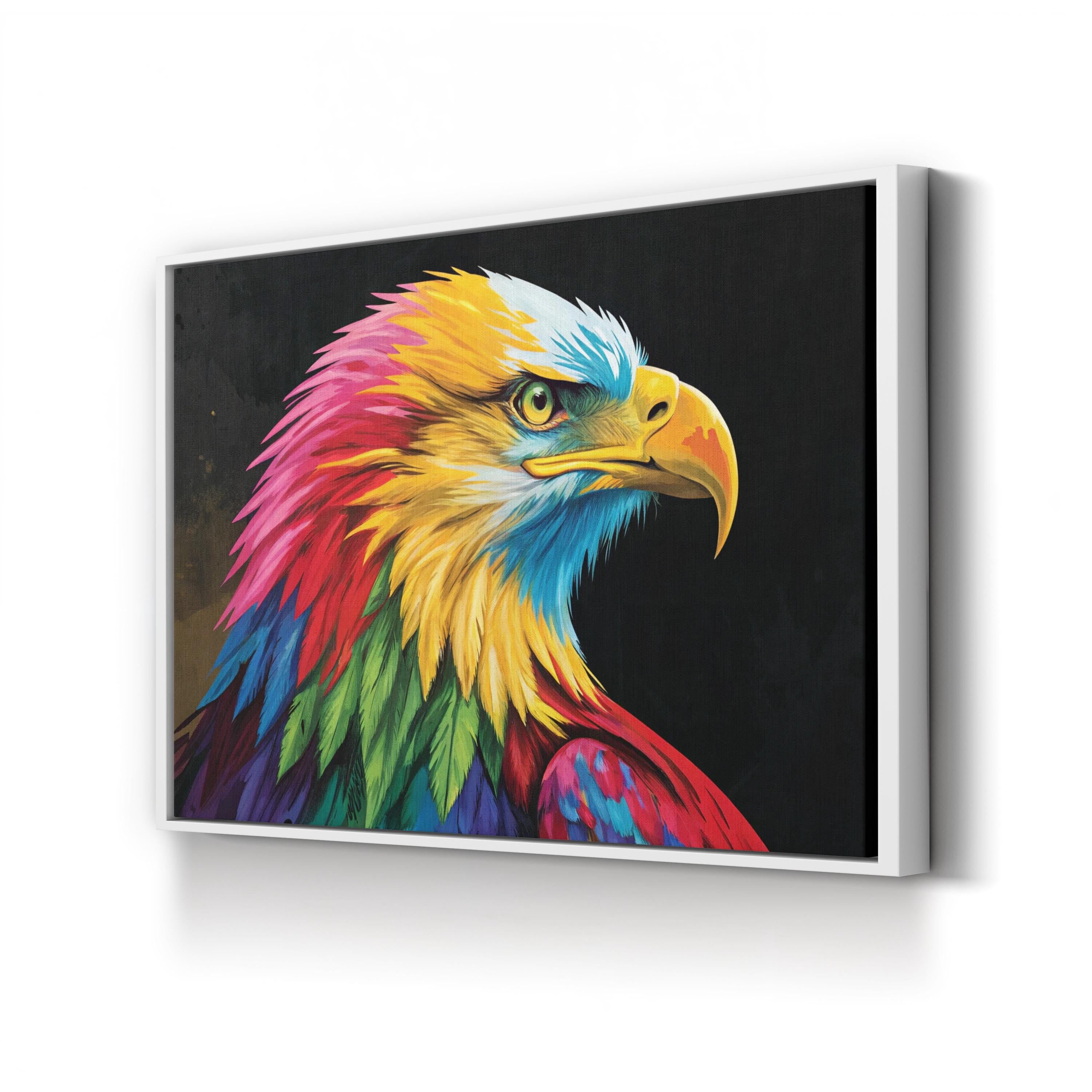 Bald Eagle Wall Art by Dean Russo – Contemporary Pop Art Wildlife Canvas