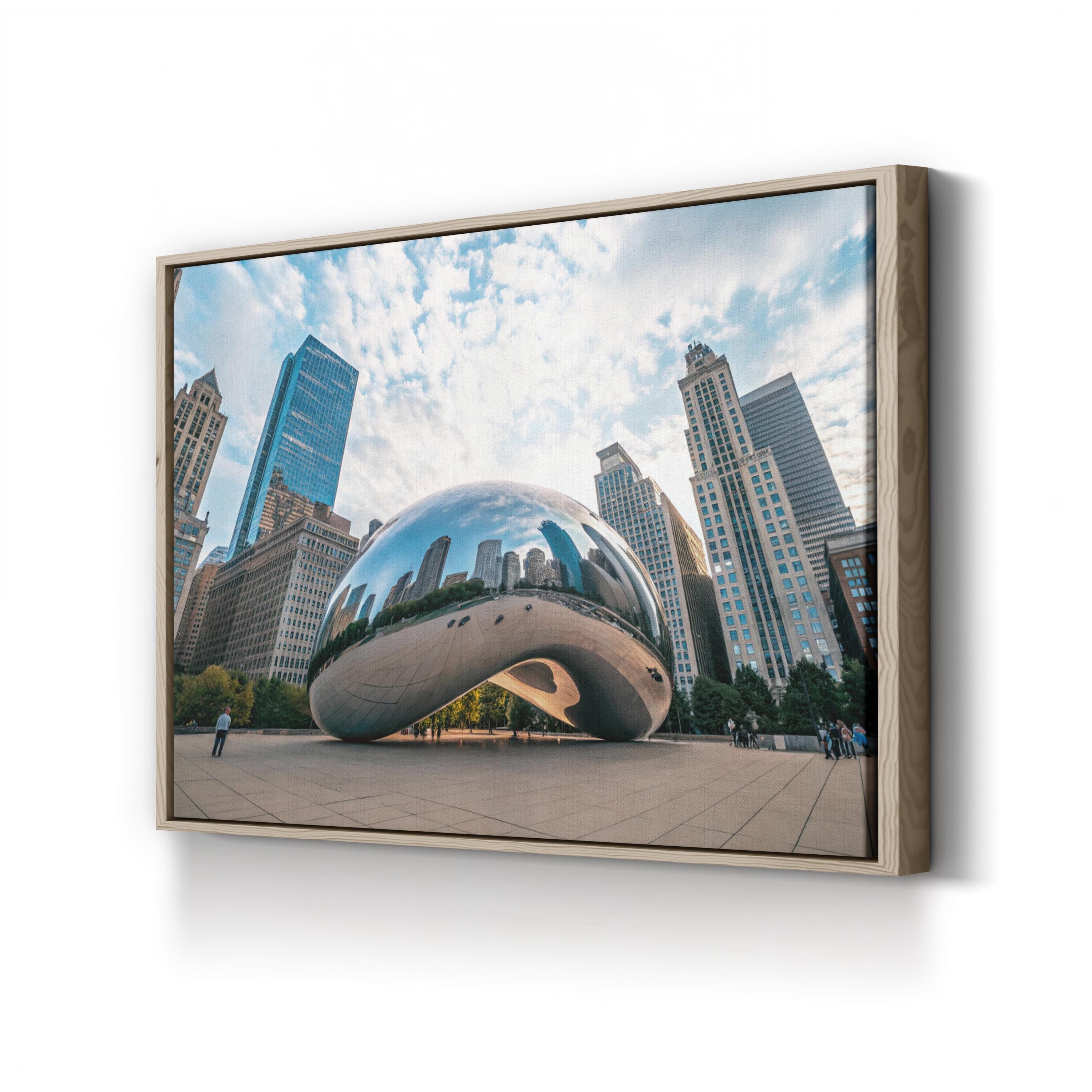 Cloud Gate in Millennium Park: Chicago Cityscape Photography