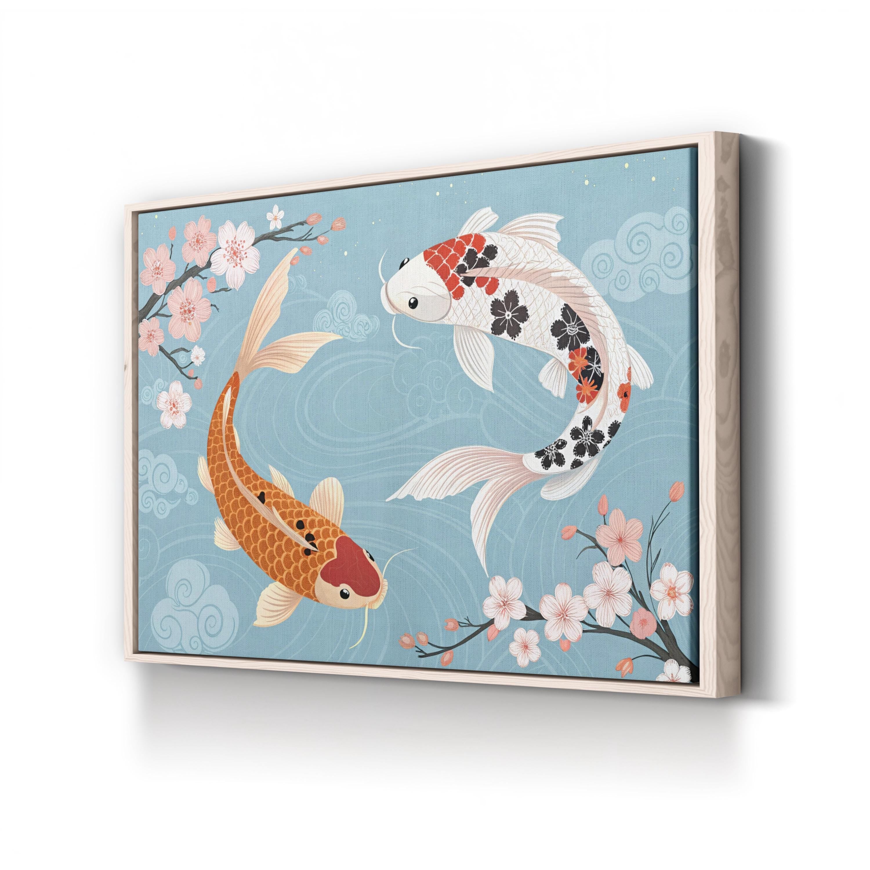 Japanese Koi Fish Wall Art