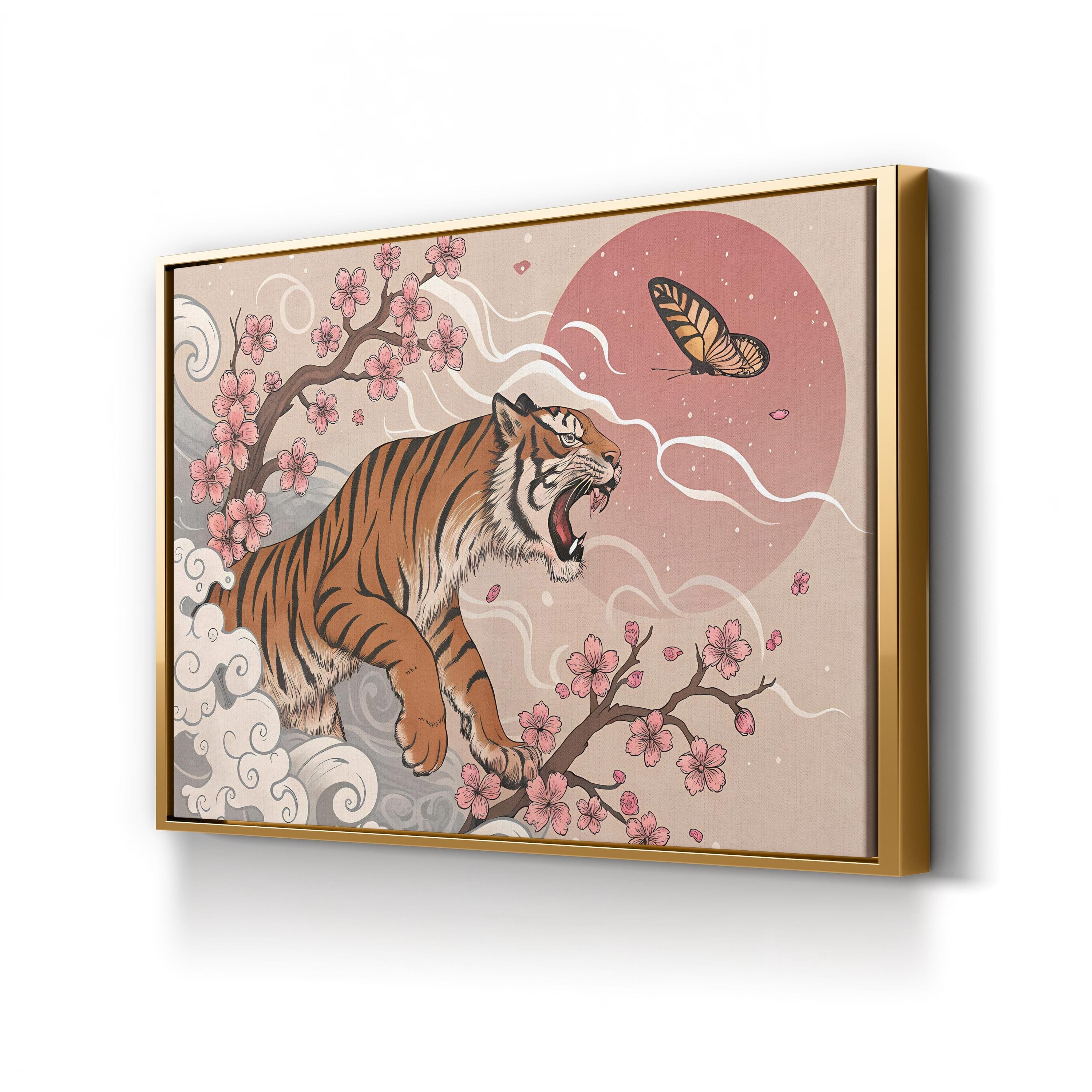 Japanese Tiger Wall Art