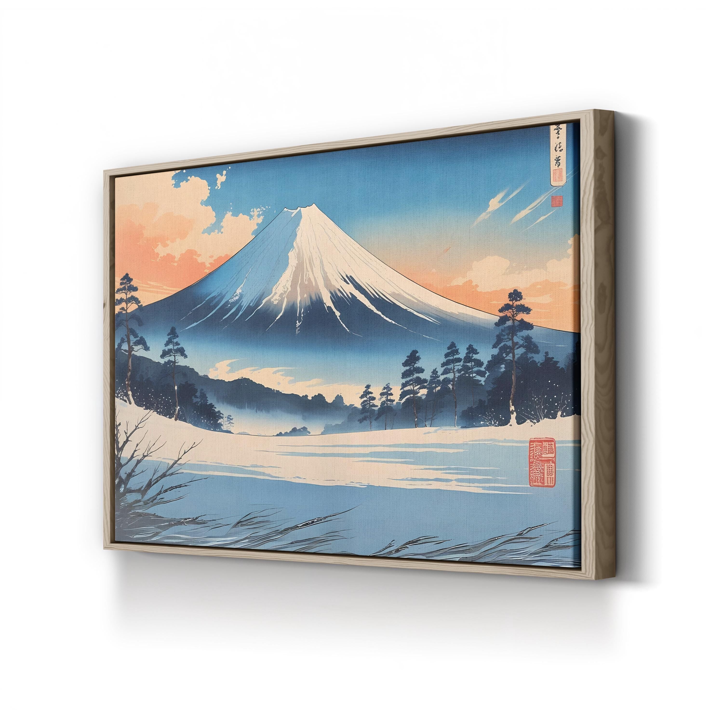 Mount Fuji at Sunset in Honshu, Japan Wall Art