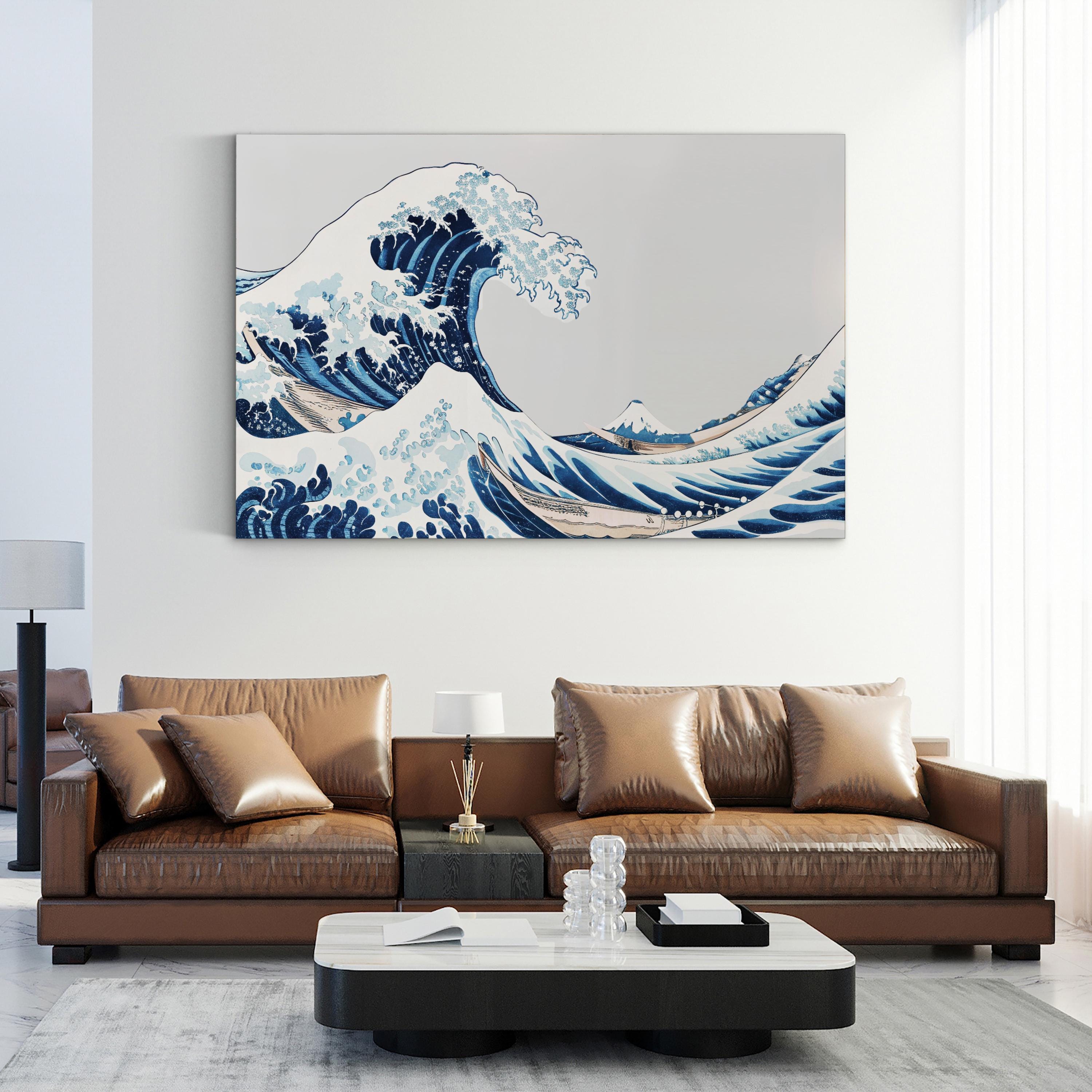 The Great Wave off Enoshima Japanese Print – Edo Period Ukiyo-e Wall Art