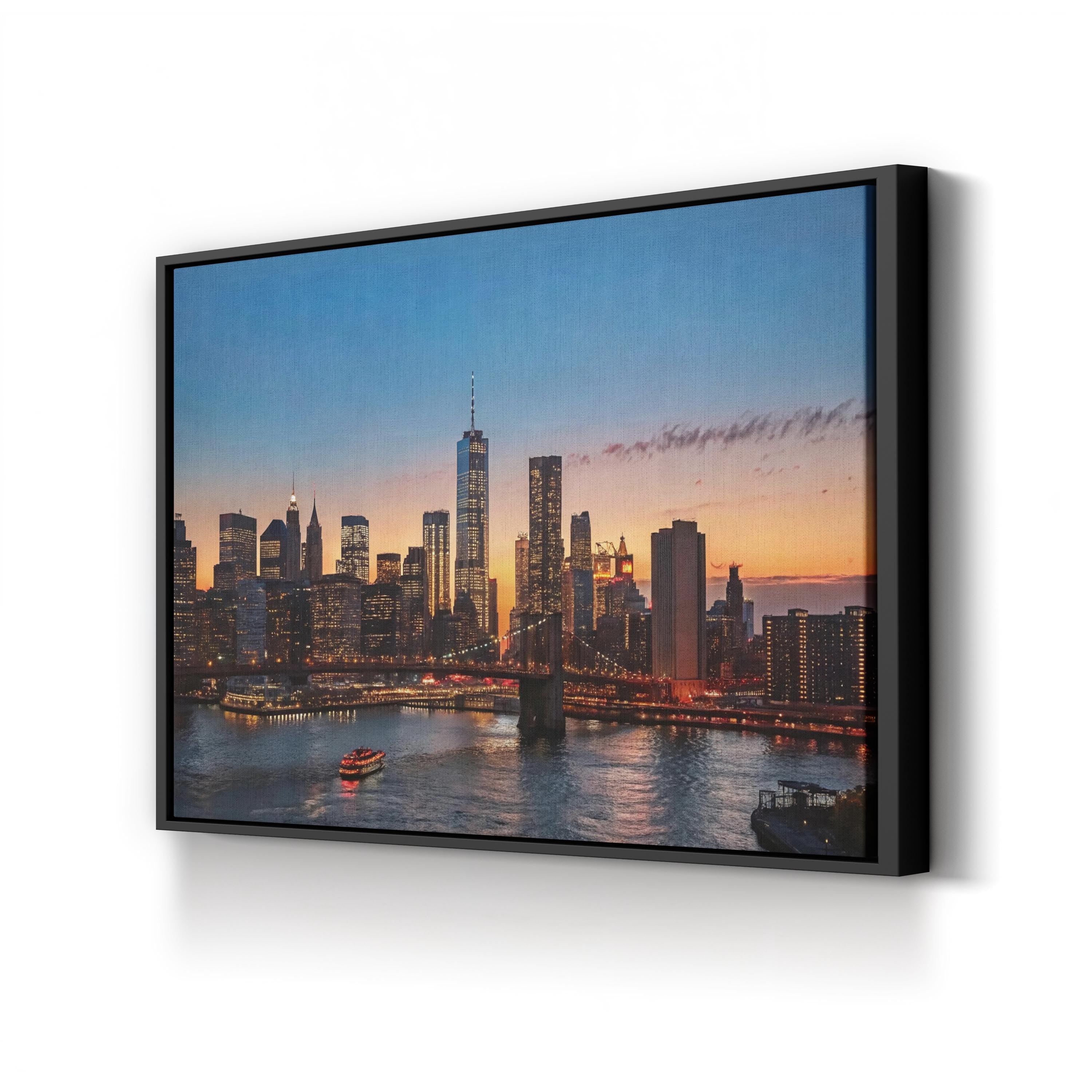 Manhattan, New York City Skyline Canvas Print