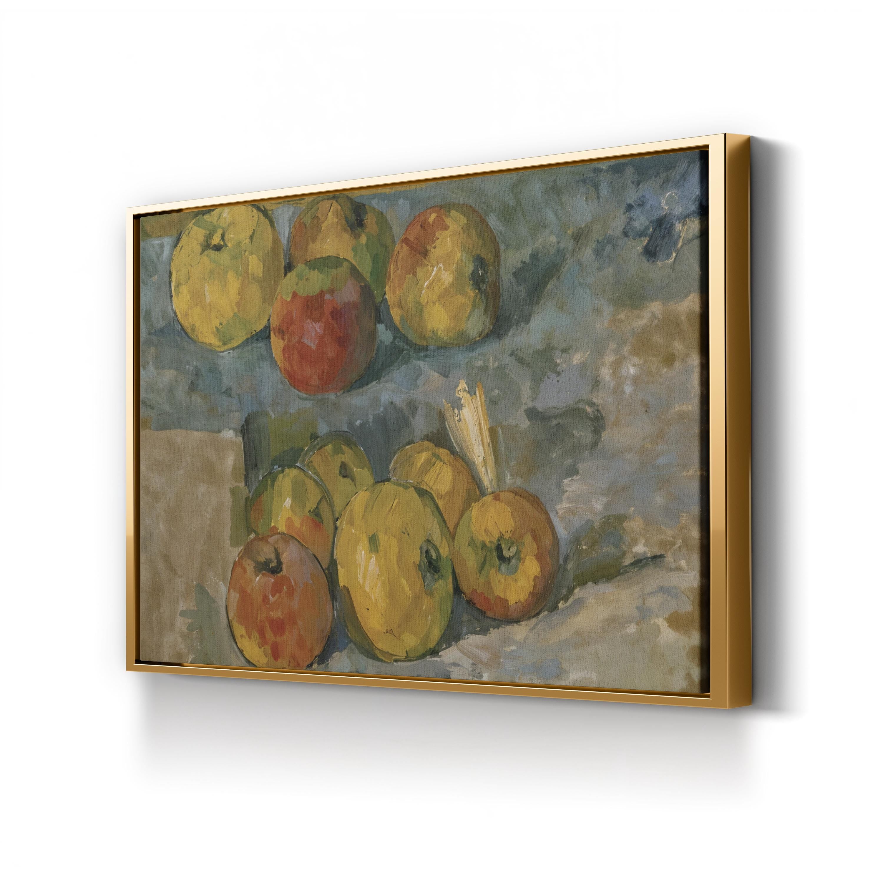 Apples, 1878–79 – Paul Cézanne Wall Art | Post-Impressionist Still Life Canvas Print