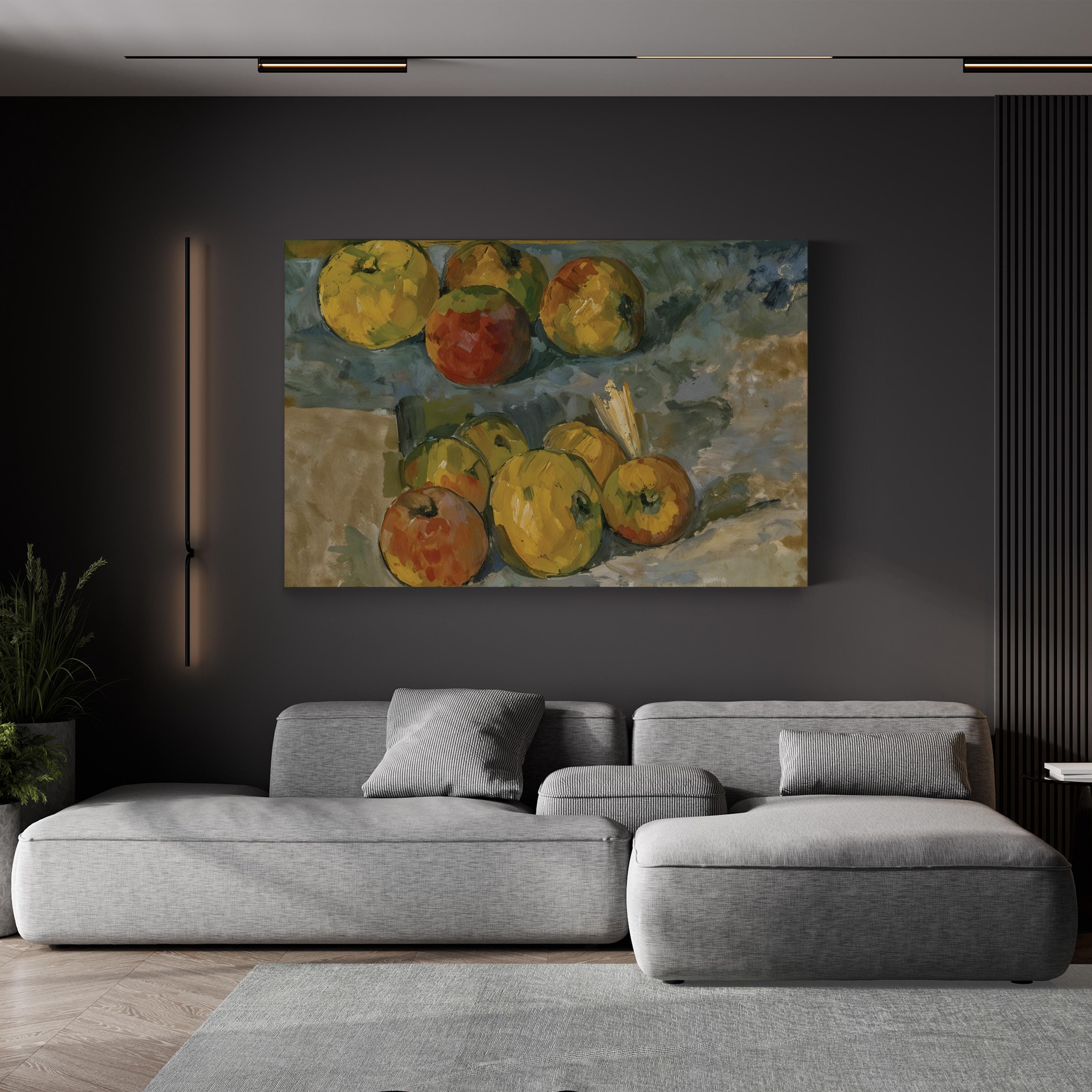 Apples, 1878–79 – Paul Cézanne Wall Art | Post-Impressionist Still Life Canvas Print