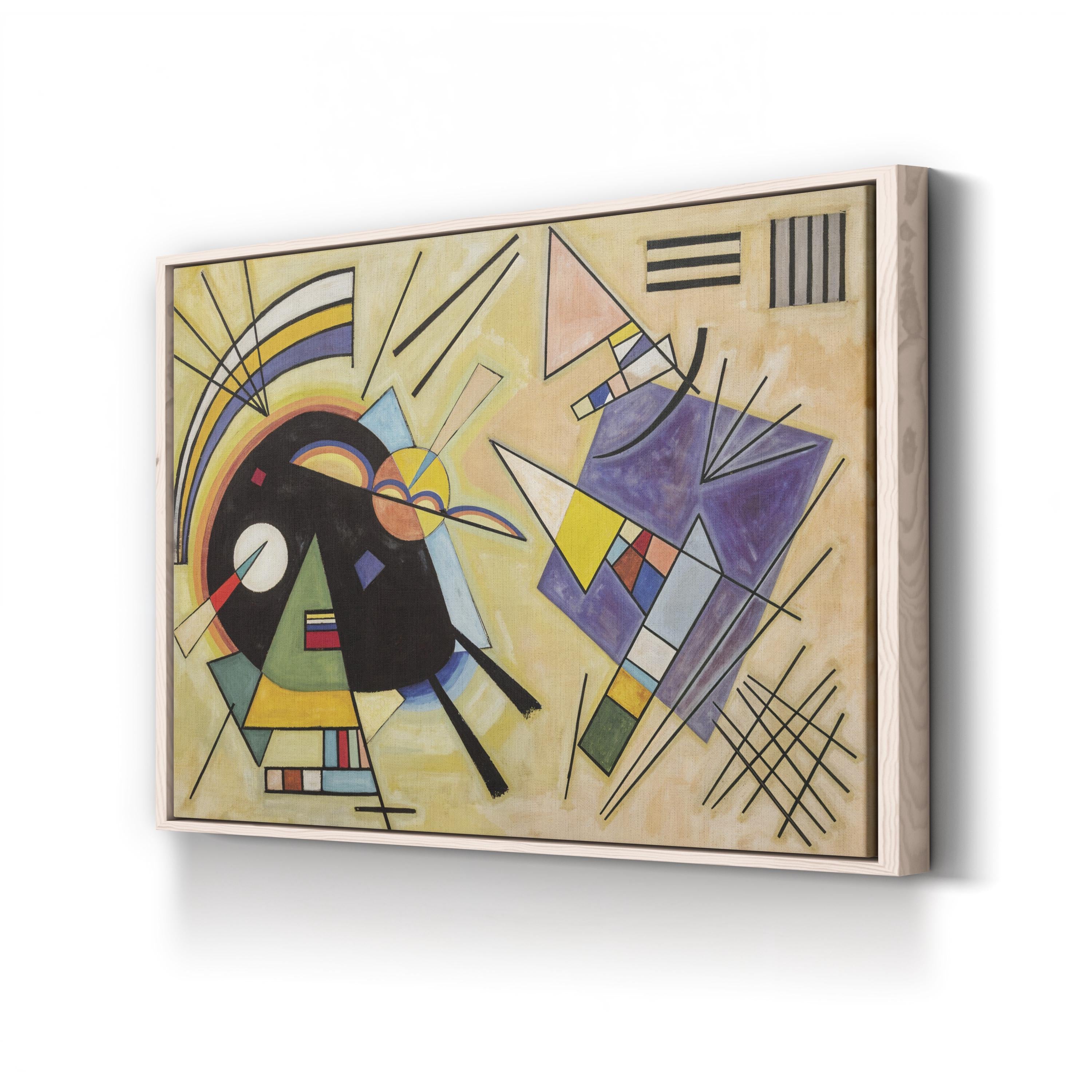 Black and Violet, 1923 – Wassily Kandinsky Wall Art | Abstract Modern Canvas Print