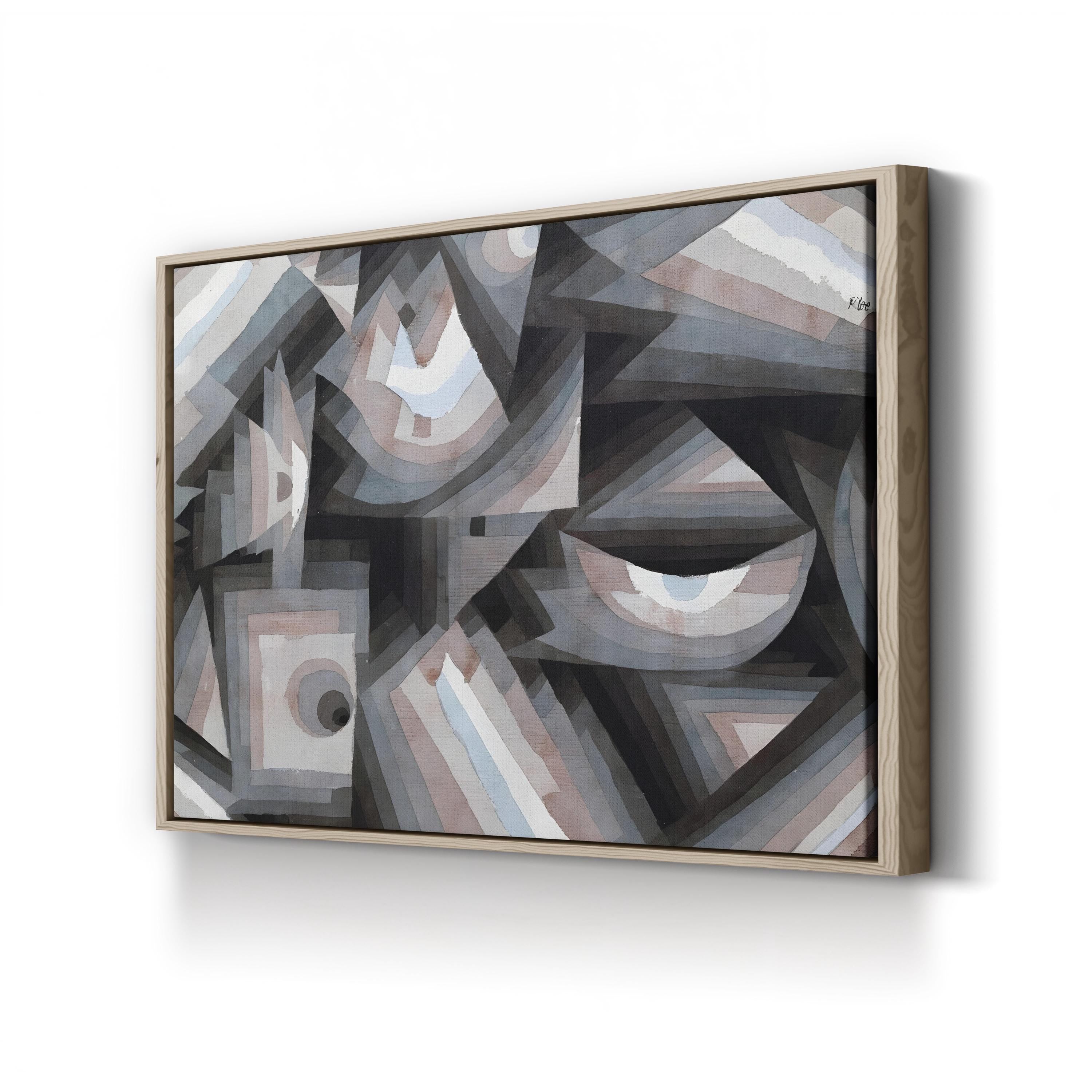 Crystal Gradation, 1921 Wall Art by Paul Klee