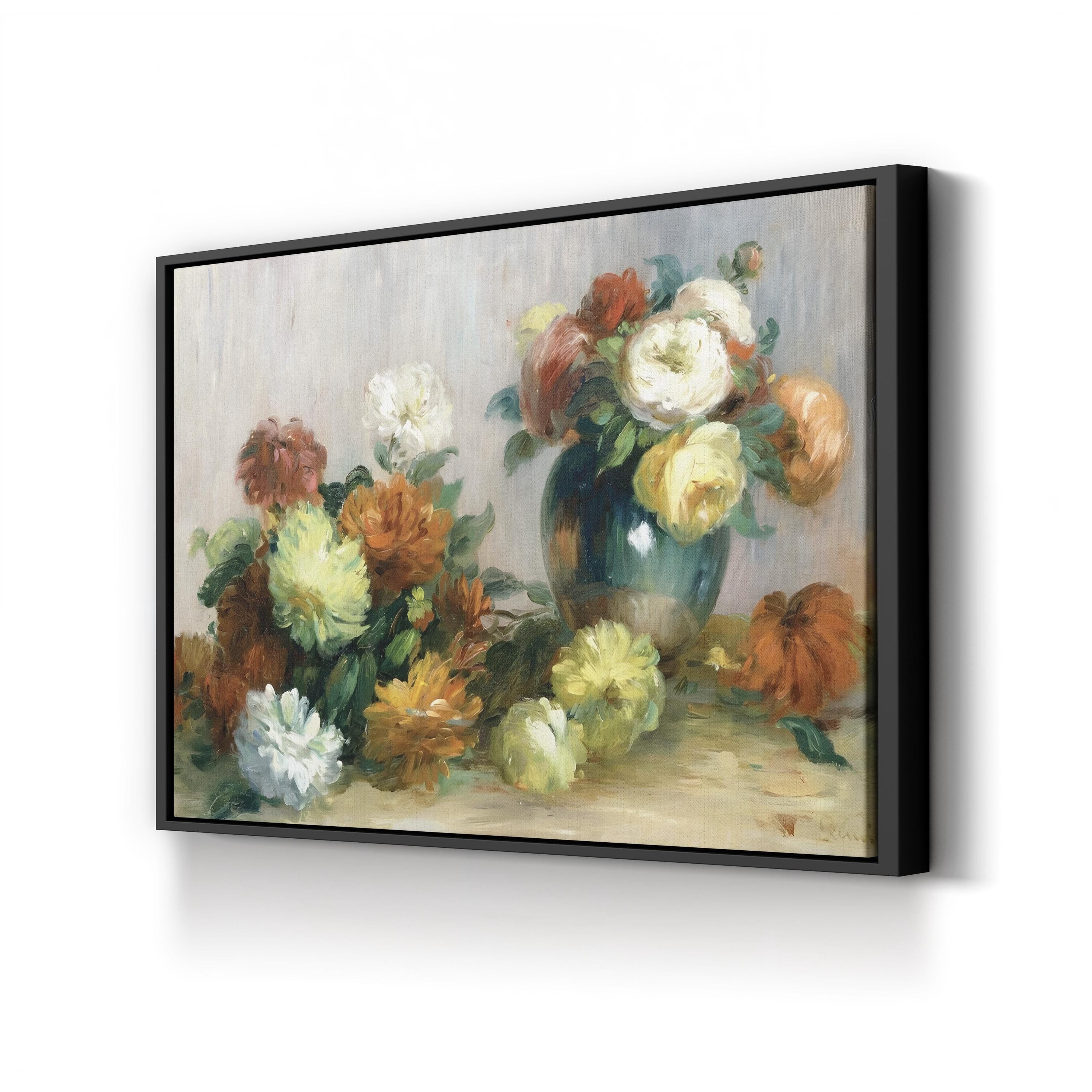 Flower Wreaths, 1880 Wall Art by Pierre-Auguste Renoir