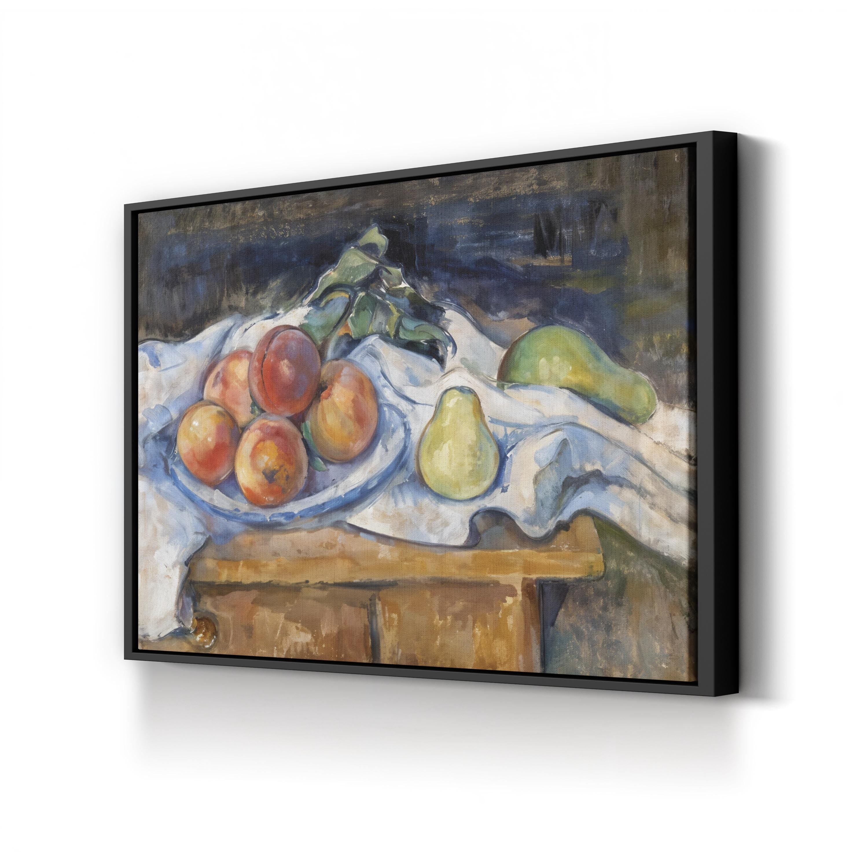 Fruit On a Table, 1890–93 Wall Art by Paul Cézanne – Classic Still Life Canvas Print