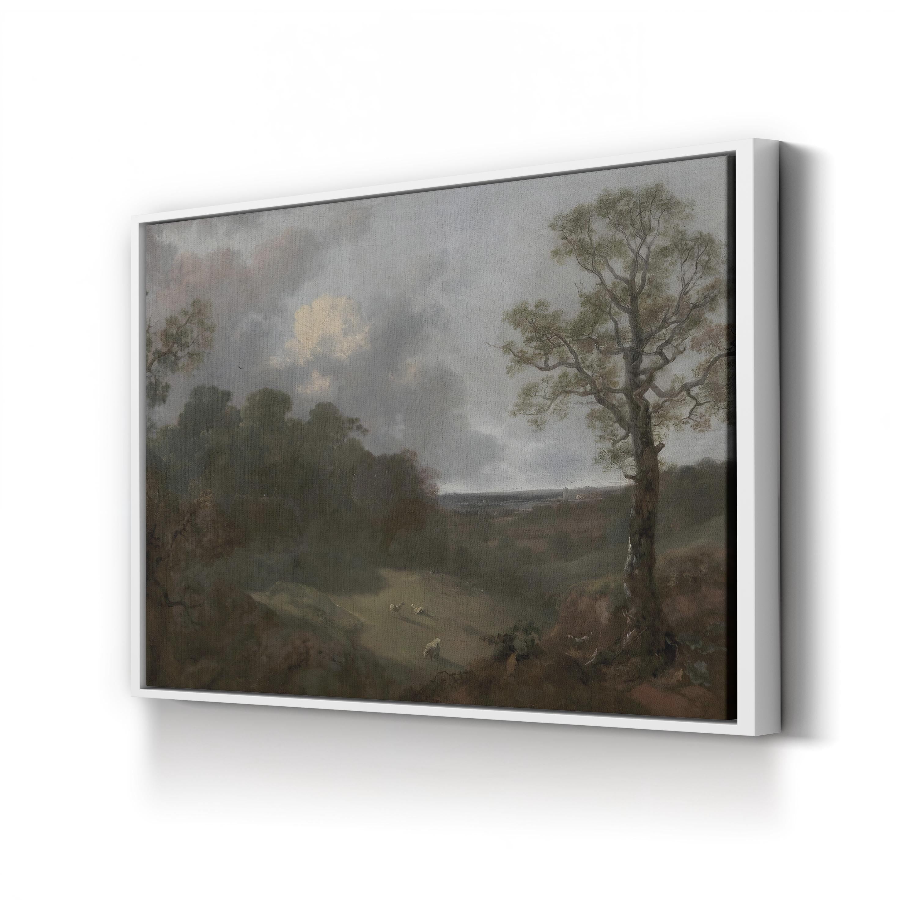 Gainsborough Valley Landscapes II Canvas Art – Thomas Gainsborough English Countryside Painting Print