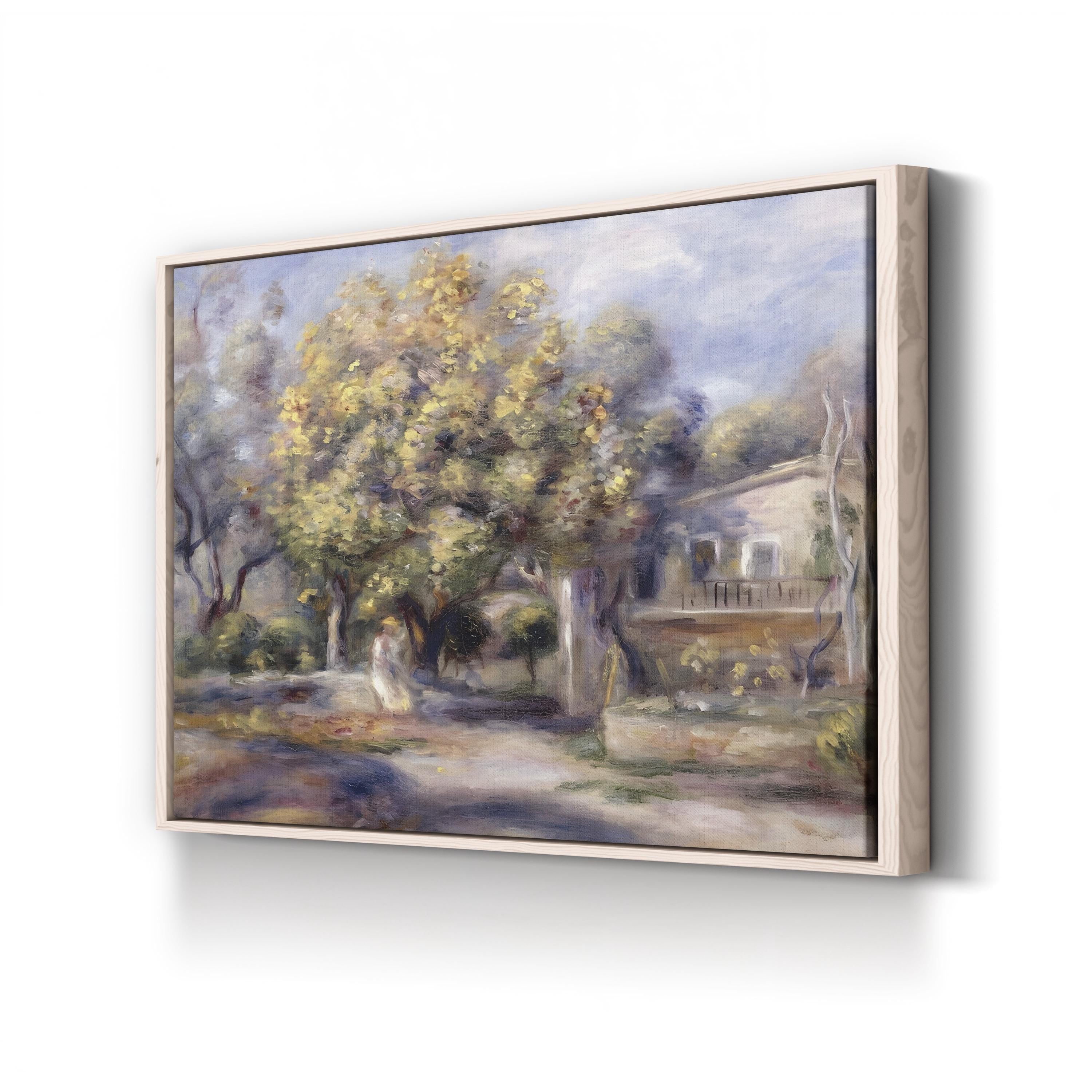 House at Cagnes, 1905 Wall Art by Pierre-Auguste Renoir – Impressionist Countryside Canvas Print