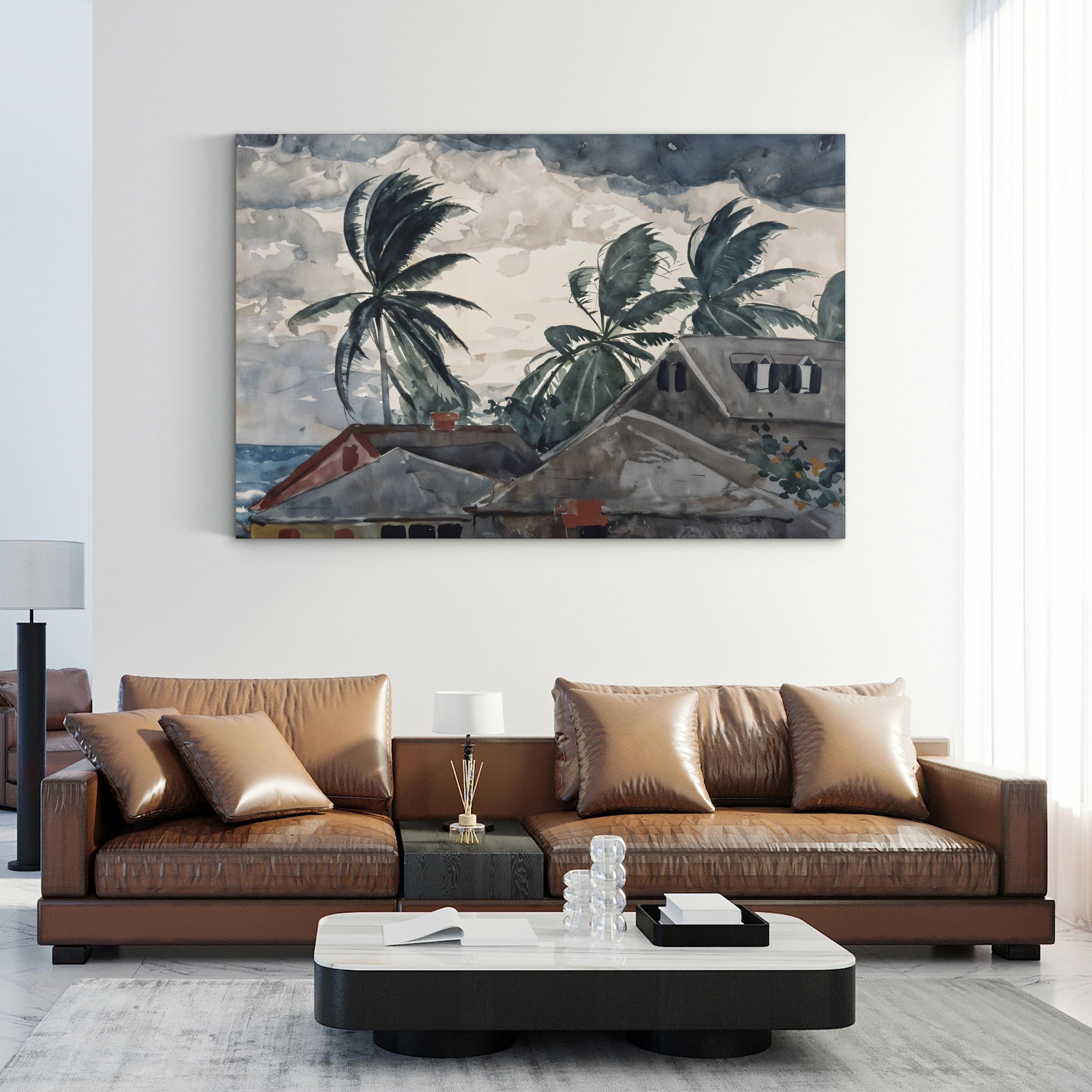 Hurricane, Bahamas, 1898 Seascape Wall Art by Winslow Homer