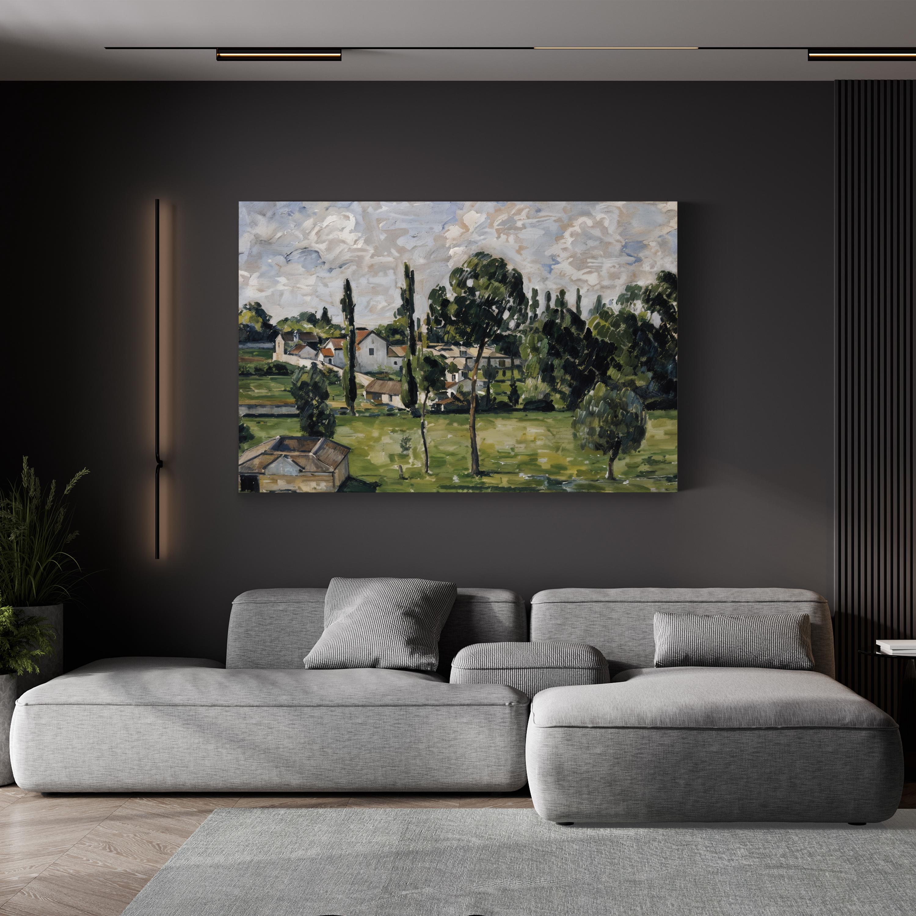 Village by the Waterline canvas print in Gallery Canvas 1.50" frame
