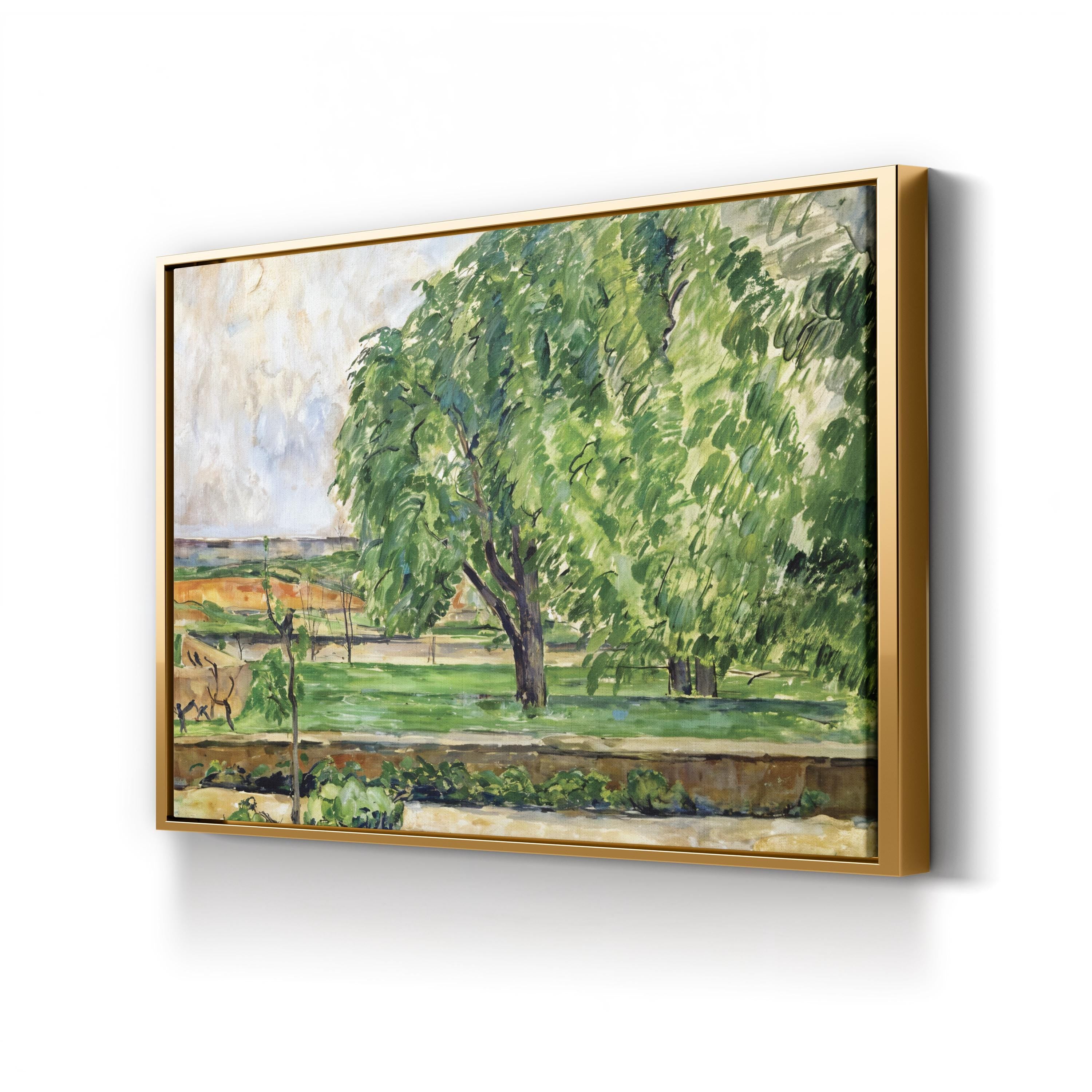 Le Jas de Bouffan Wall Art by Paul Cézanne – French Post-Impressionist Landscape Canvas