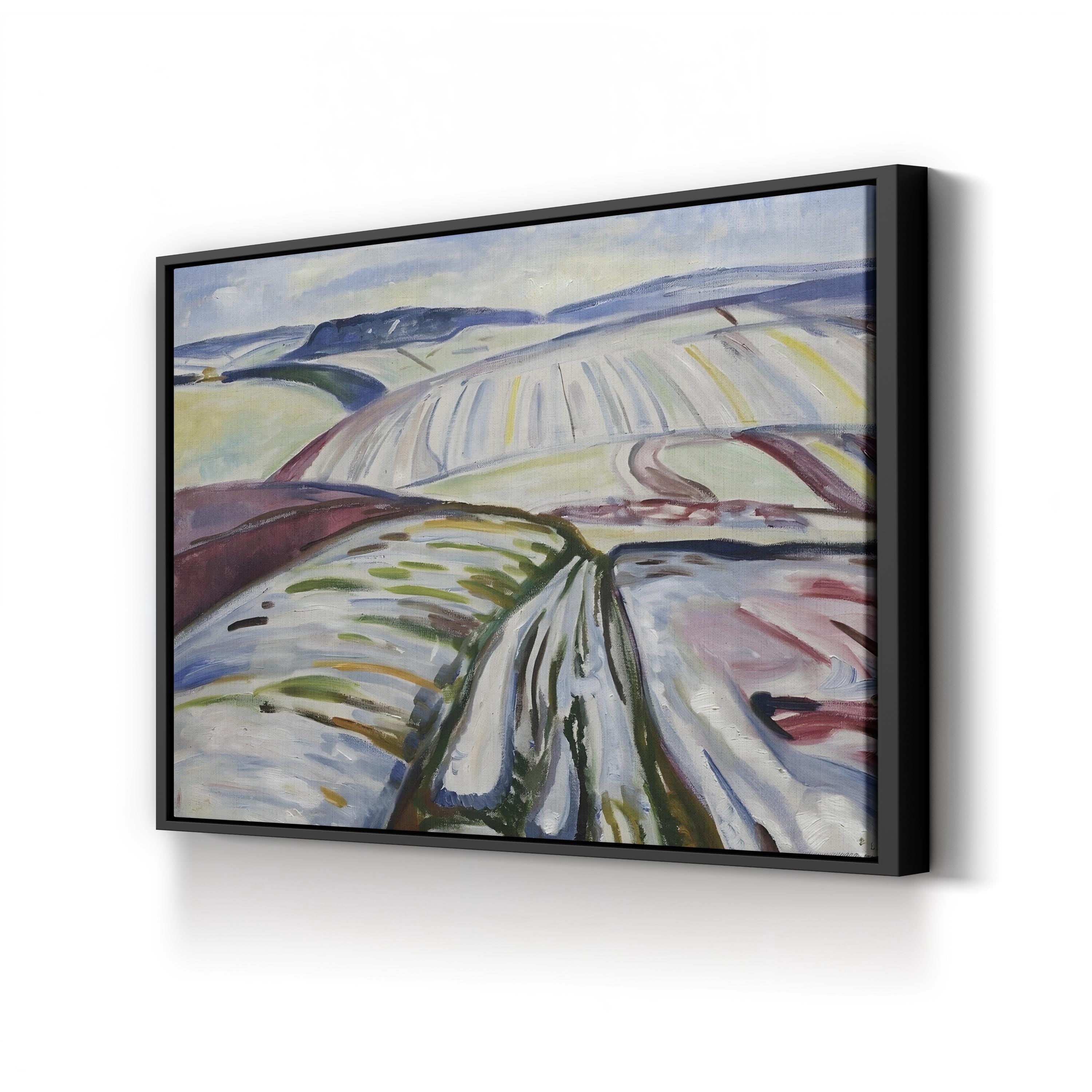 Munch Colorful Landscapes III – Edvard Munch Wall Art | Expressionist Landscape Canvas Print