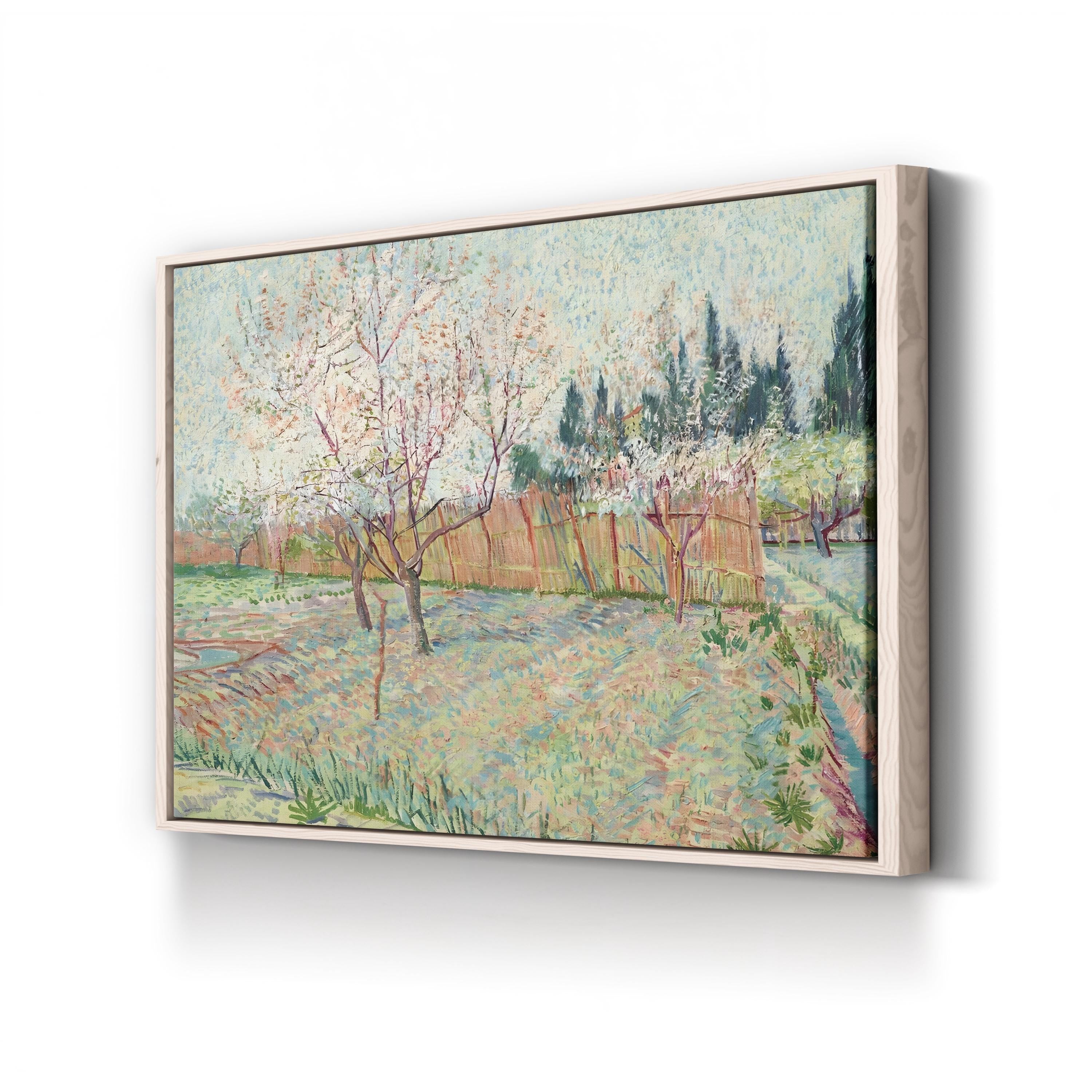Orchard with Cypresses, 1888 – Impressionist Landscape by Vincent van Gogh
