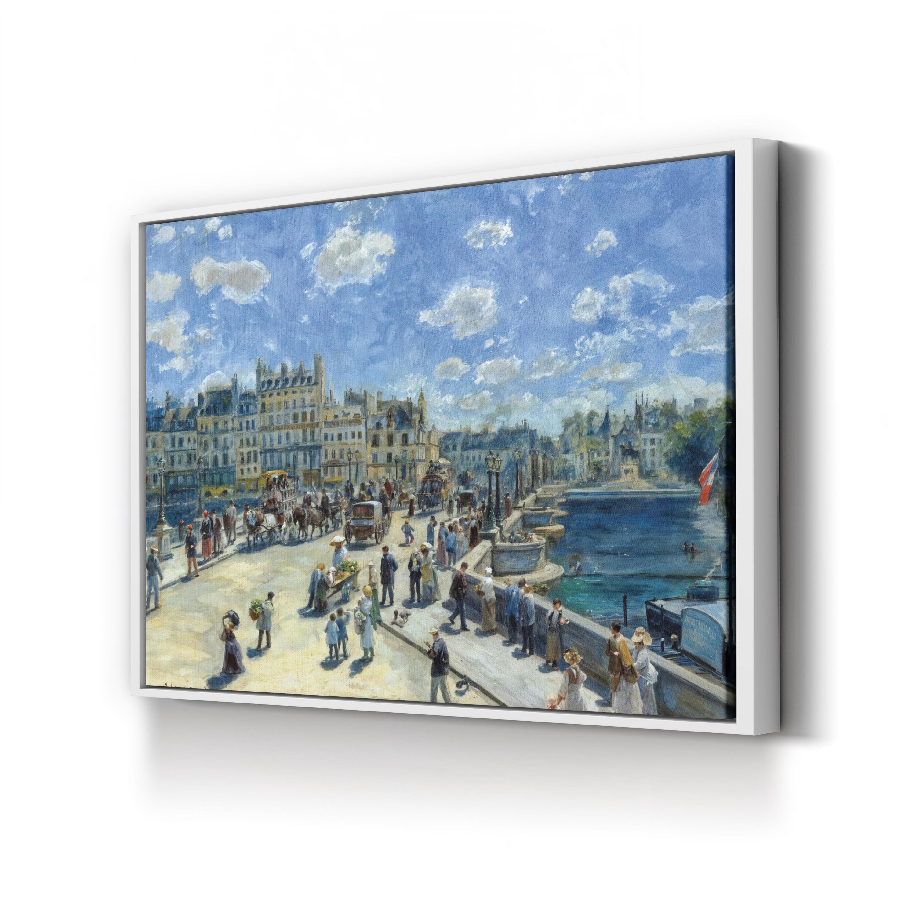 Pont Neuf, Paris Wall Art – 1872 French Impressionist Cityscape by Pierre-Auguste Renoir