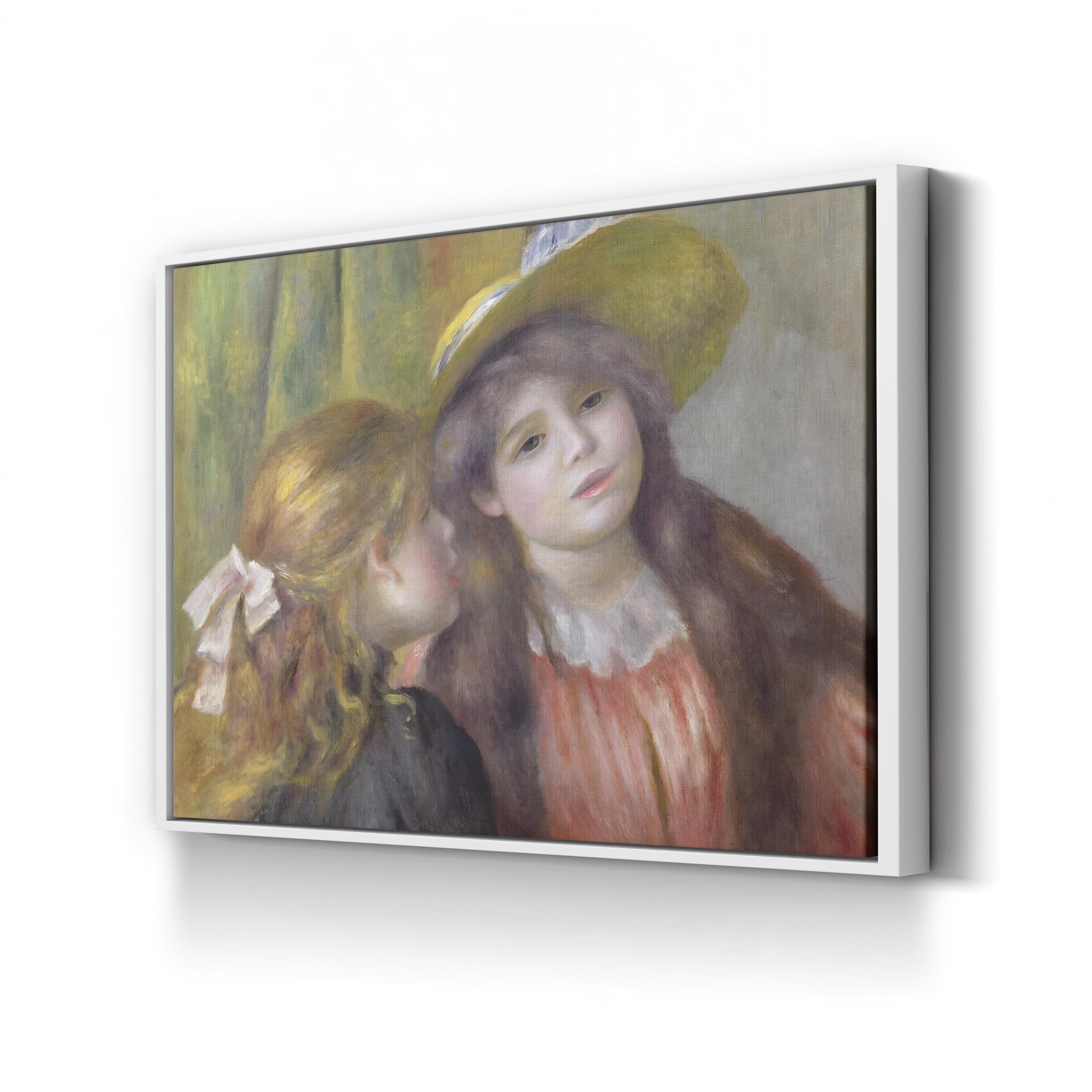 Portrait of Two Girls – Pierre-Auguste Renoir Wall Art | Impressionist Canvas Print
