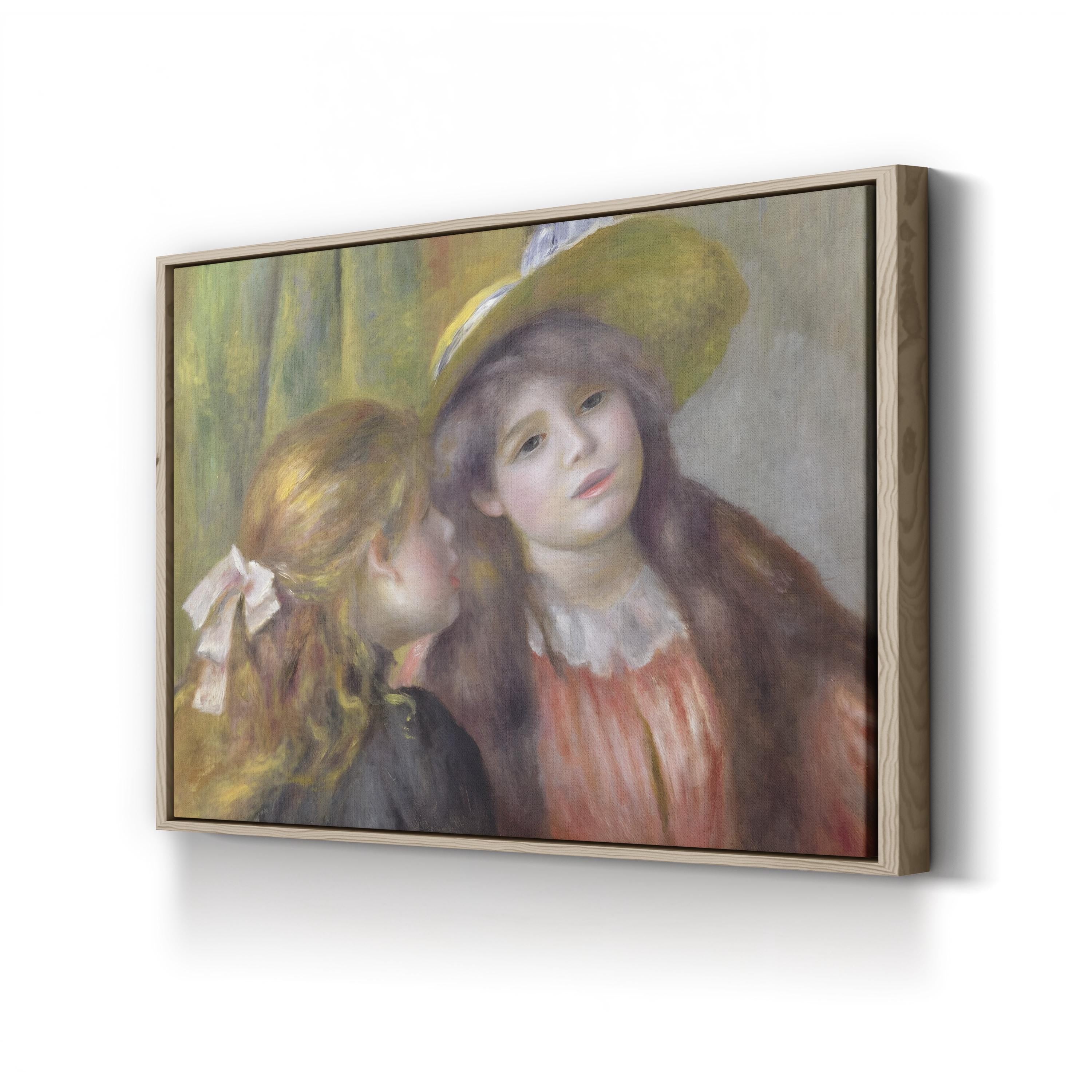 Portrait of Two Girls – Pierre-Auguste Renoir Wall Art | Impressionist Canvas Print