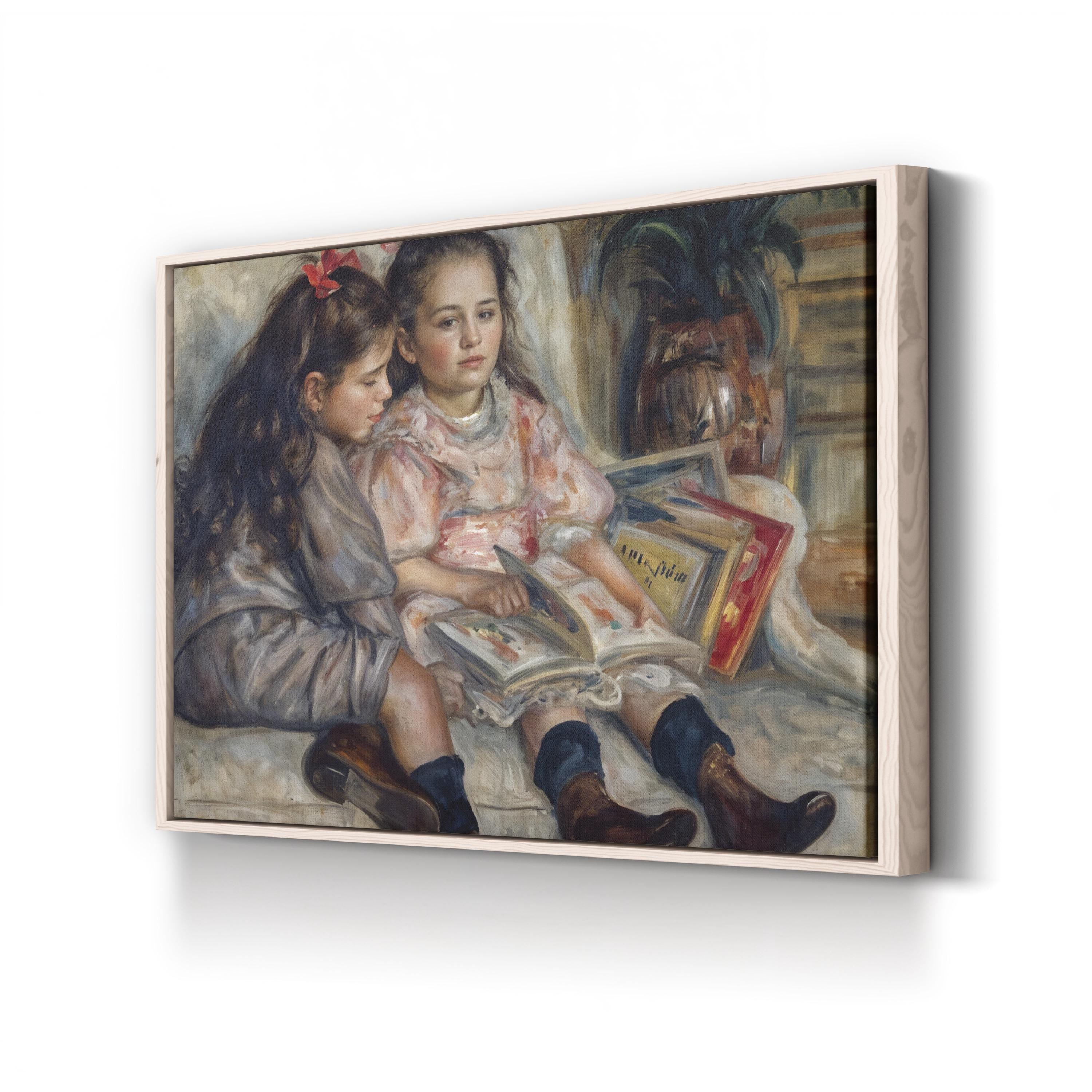 Portraits of Children 1895 – Pierre-Auguste Renoir Wall Art | Impressionist Canvas Print