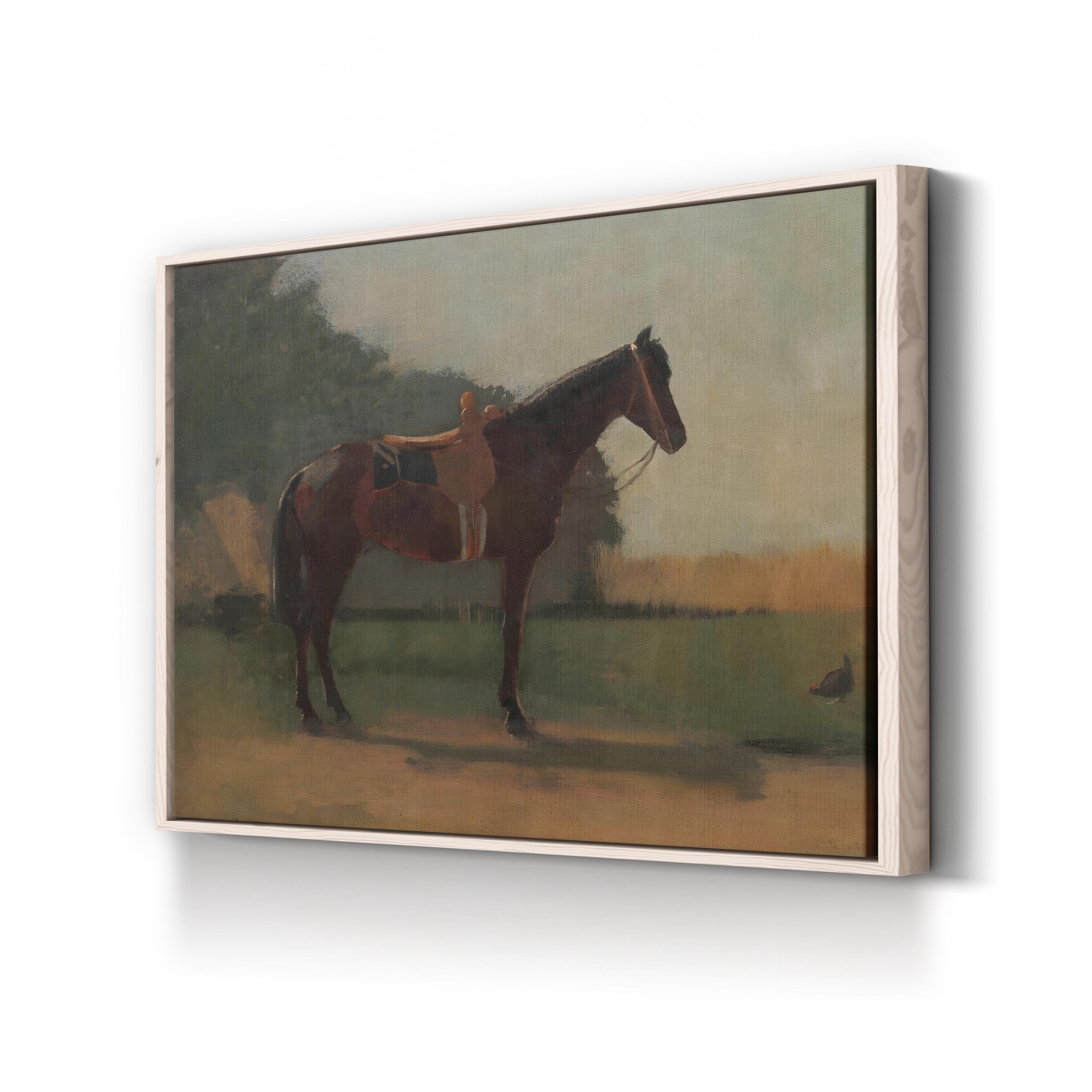 Saddle Horse Wall Art by Winslow Homer – Classic American Equestrian Canvas
