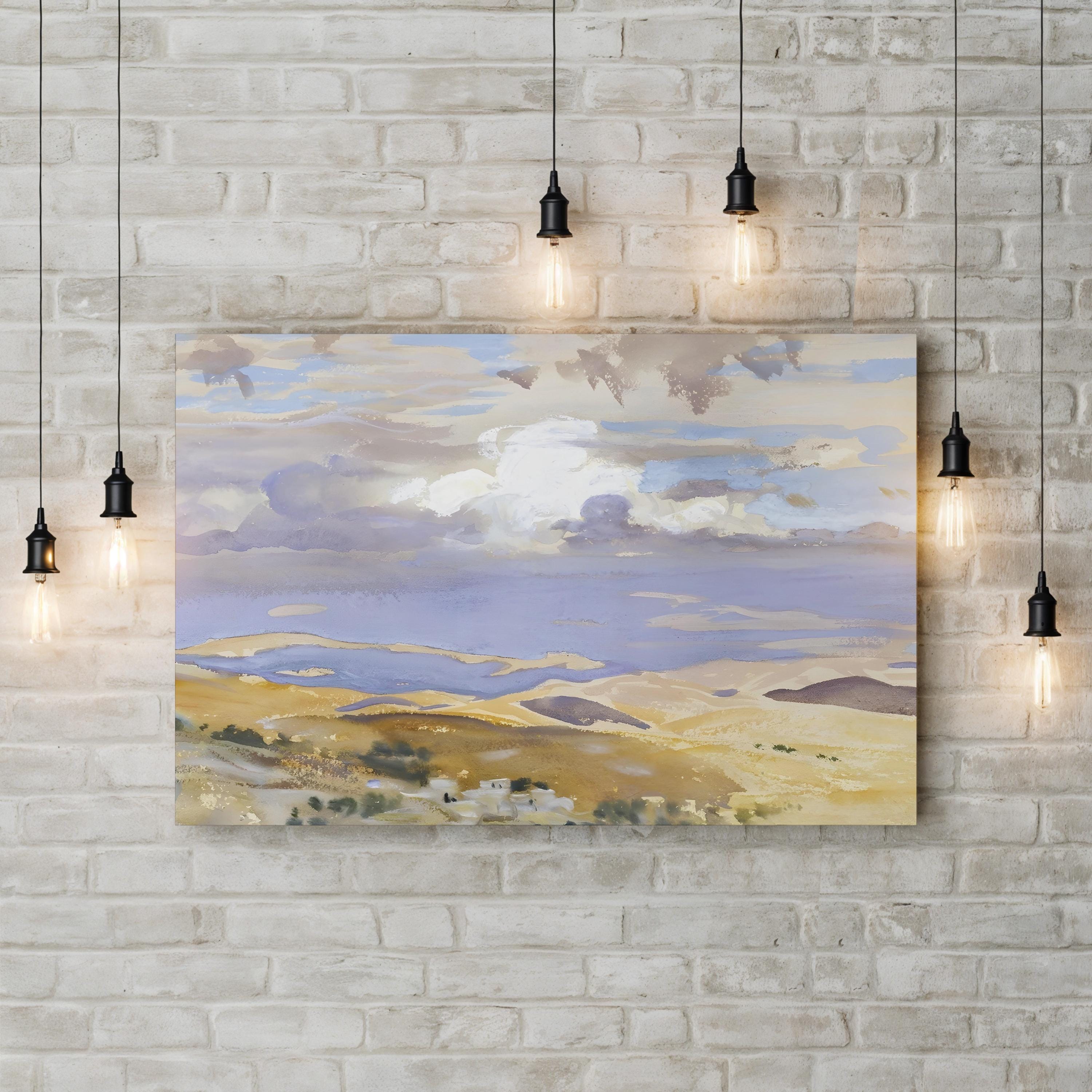 Sargent Mountainous Landscapes Wall Art by John Singer Sargent – Classical Mountain Landscape Canvas