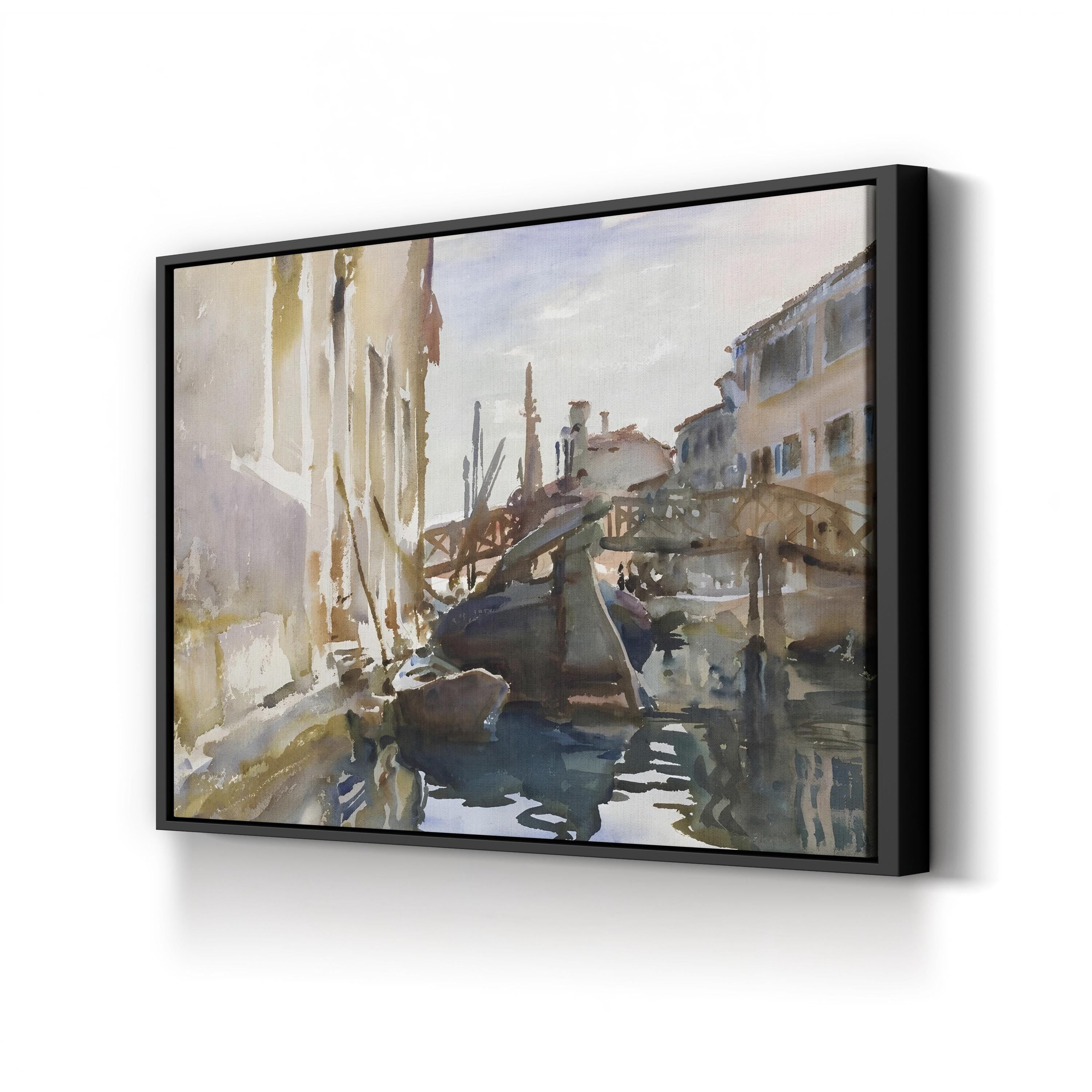 Venetian Canal, Studies VI (Venice, Italy) by John Singer Sargent