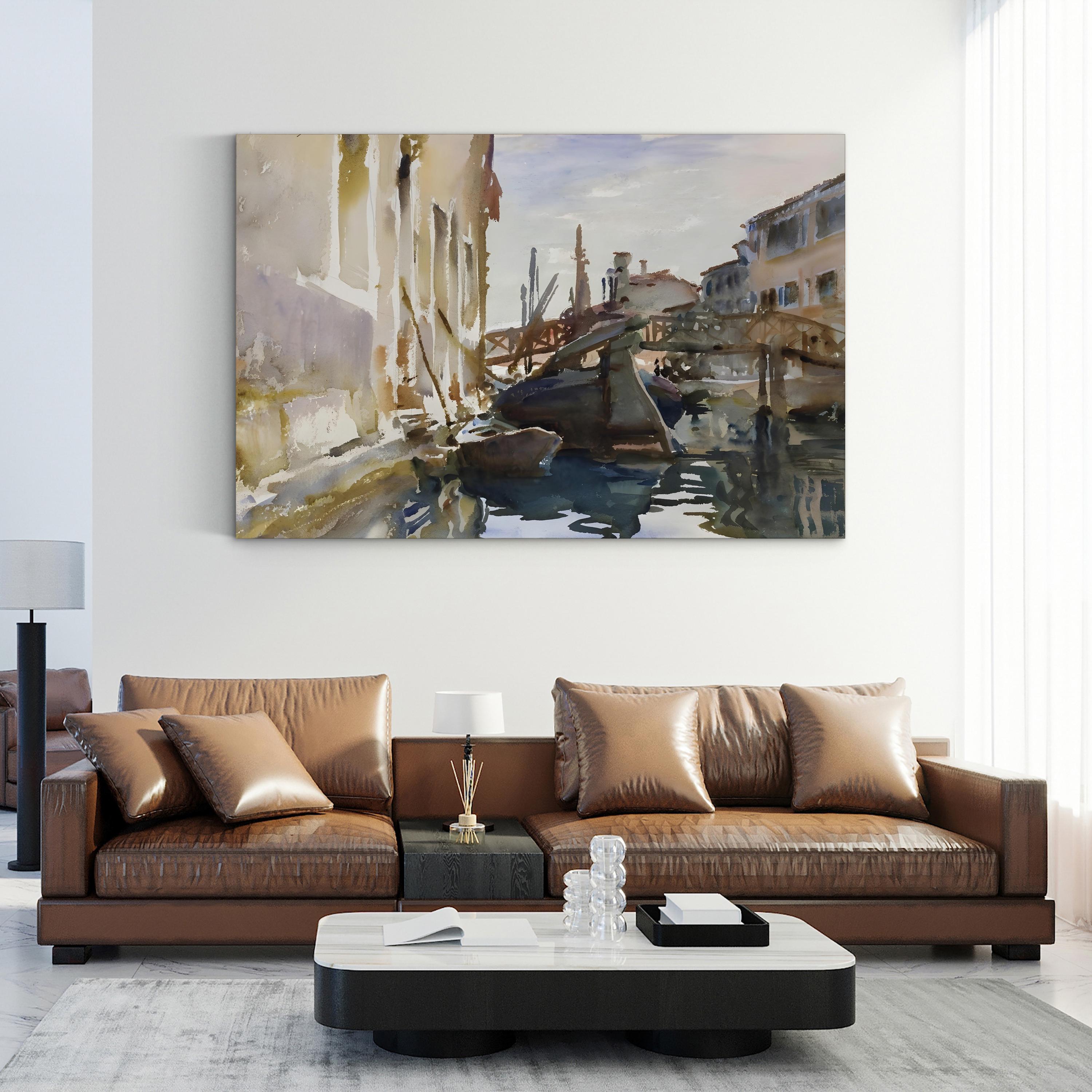 Venetian Canal, Studies VI (Venice, Italy) by John Singer Sargent