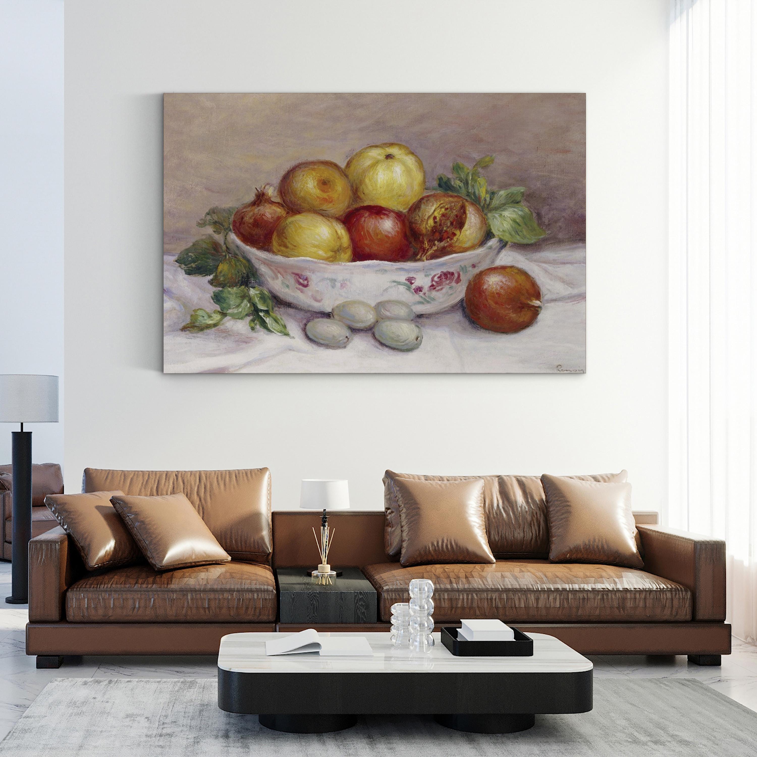 Still Life With a Pomegranate Wall Art – Vintage Still Life by Pierre-Auguste Renoir