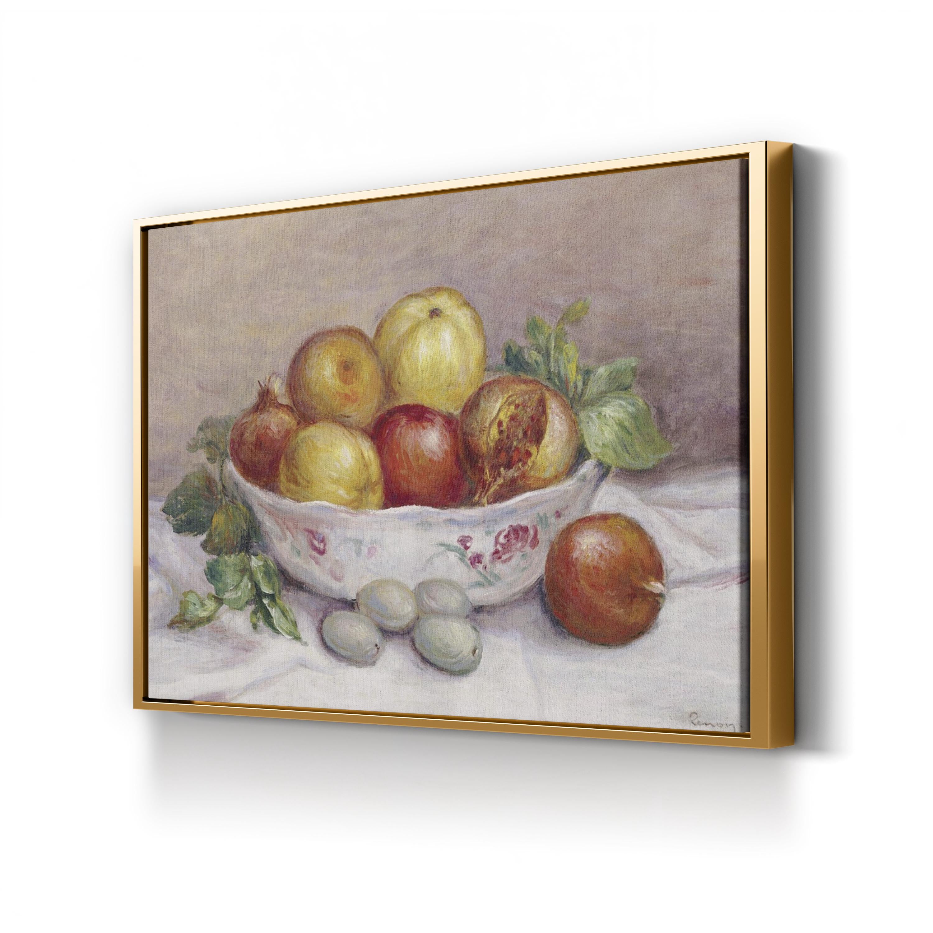 Still Life With a Pomegranate Wall Art – Vintage Still Life by Pierre-Auguste Renoir