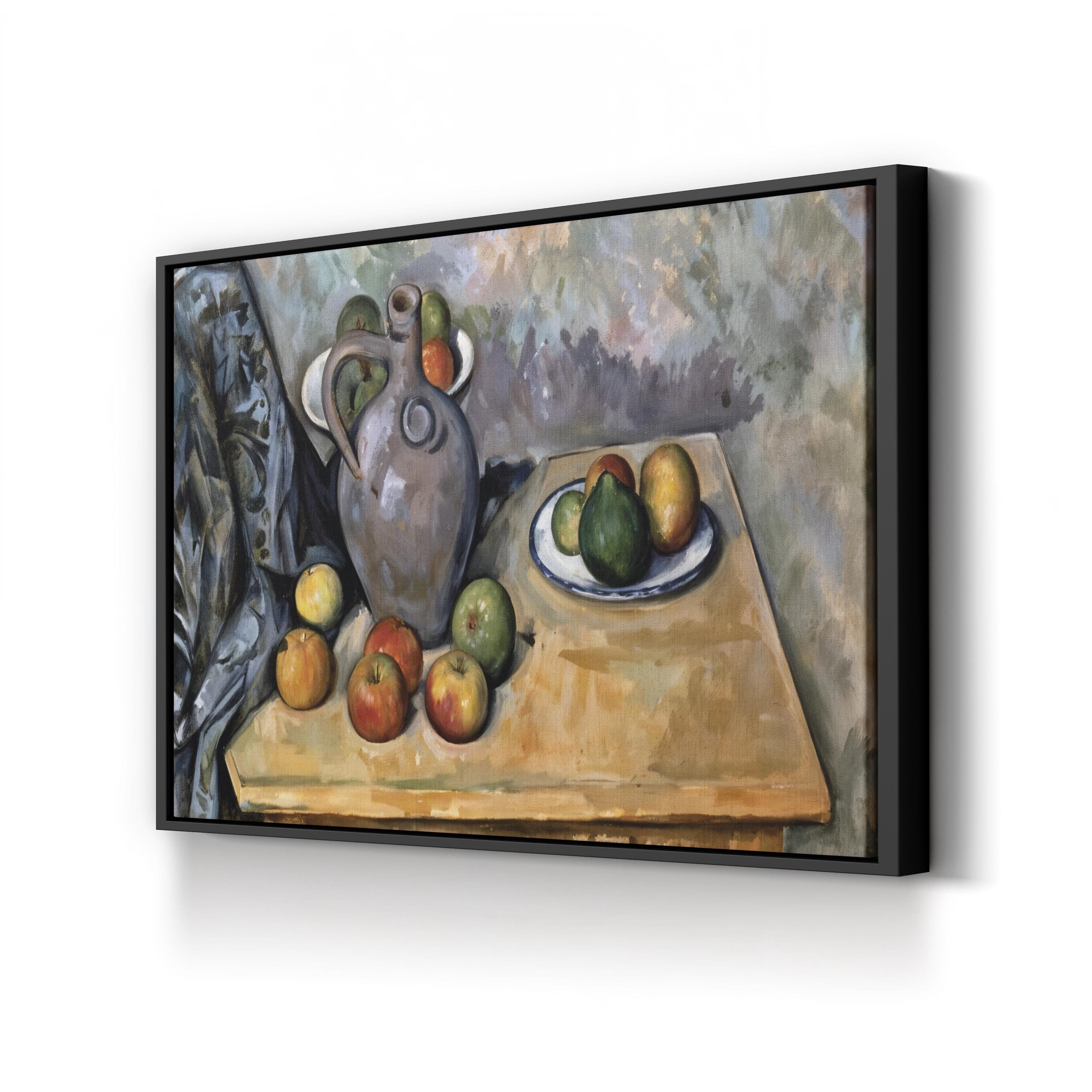 Still Life With Blue Drapery, 1893–94 Wall Art by Paul Cézanne