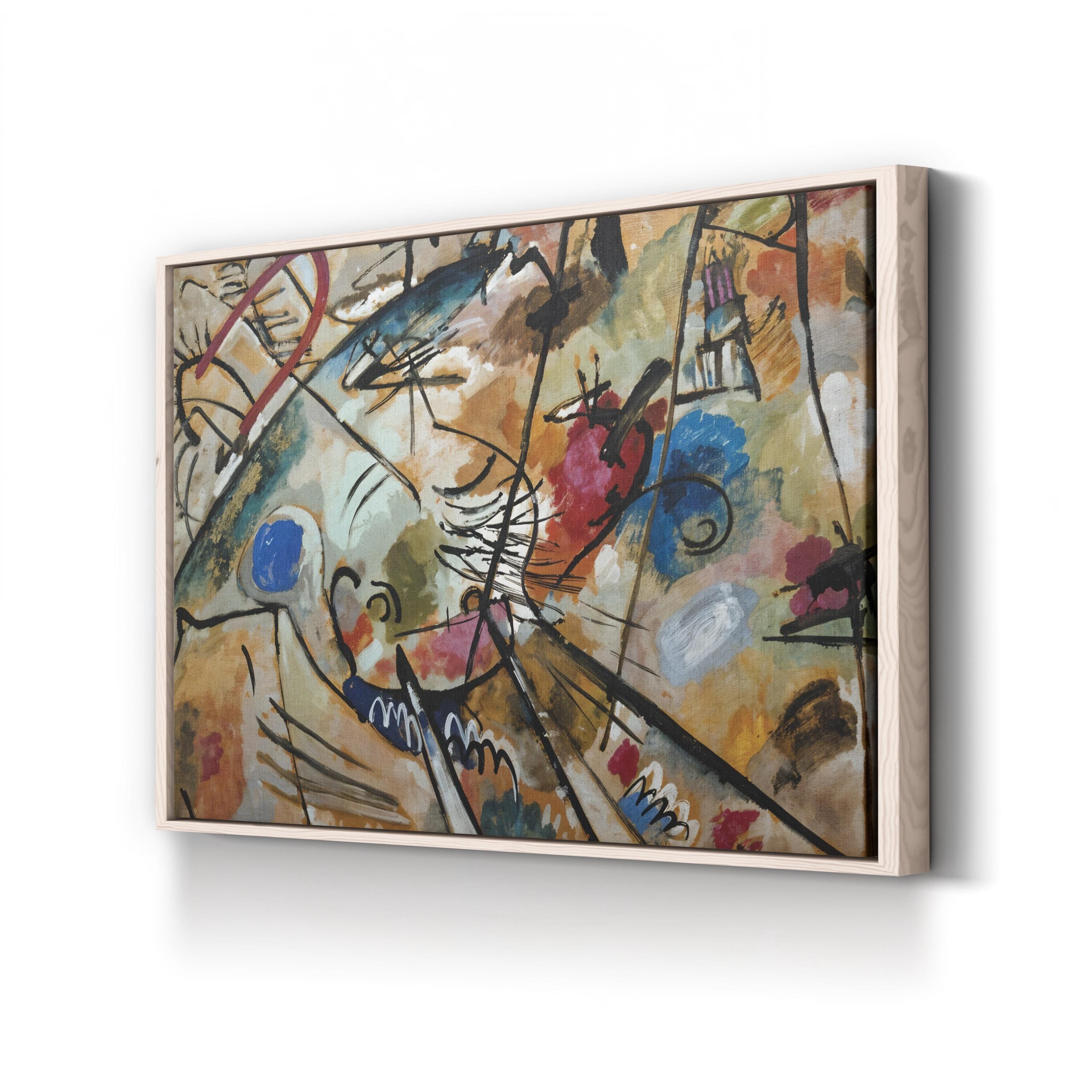 Study For “Improvisation 24 (Troika II), 1924” Wall Art by Wassily Kandinsky