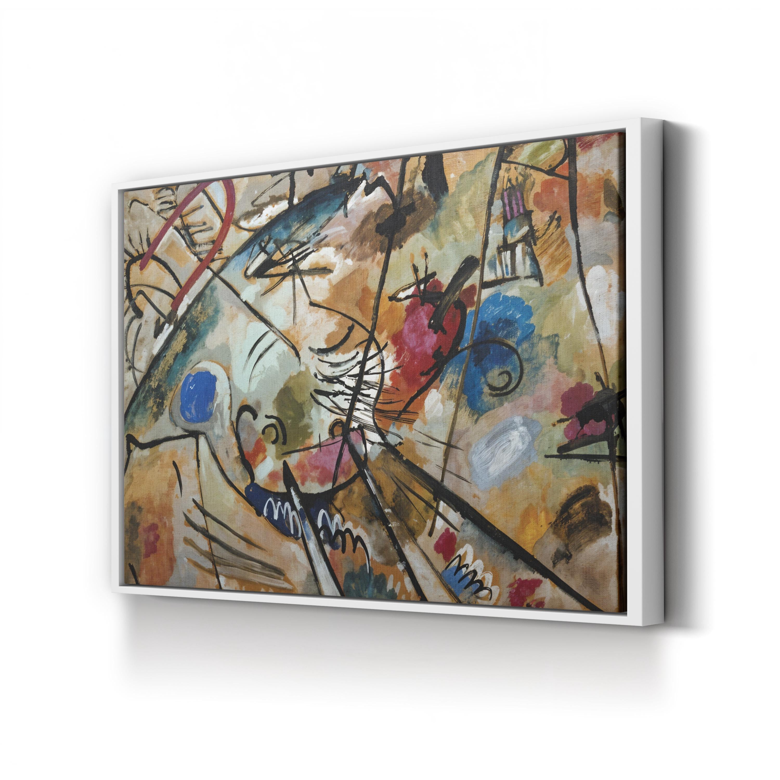 Study For “Improvisation 24 (Troika II), 1924” Wall Art by Wassily Kandinsky