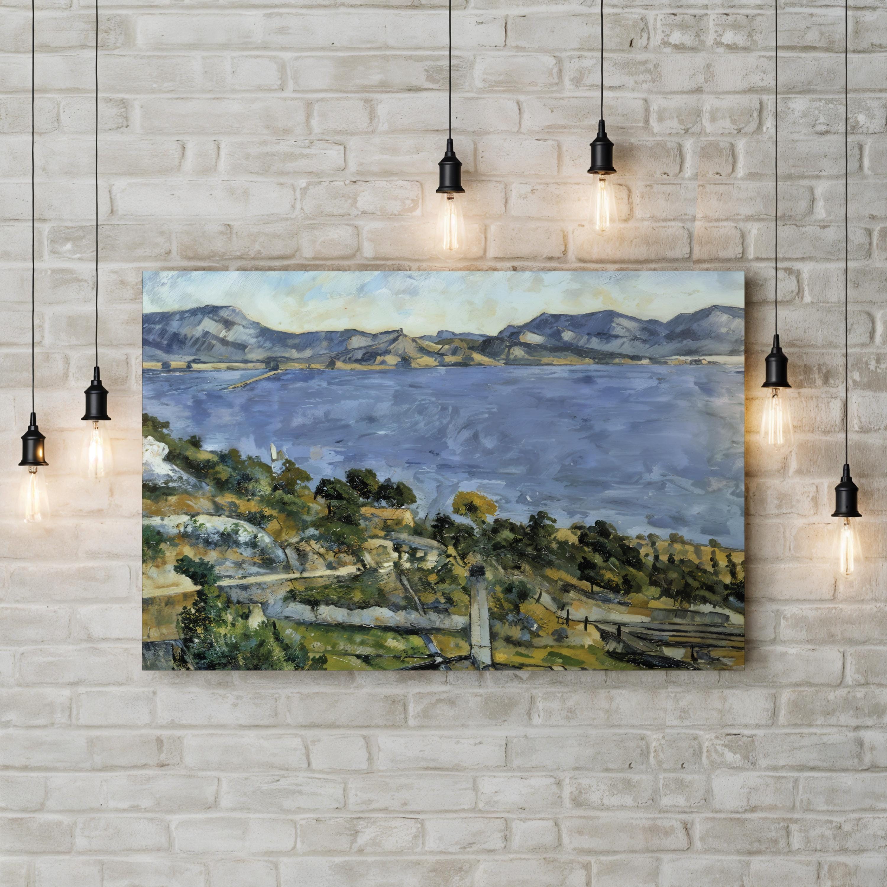 The Gulf Of Marseille Seen From L'Estaque Wall Art by Paul Cezanne – Classical French Seascape