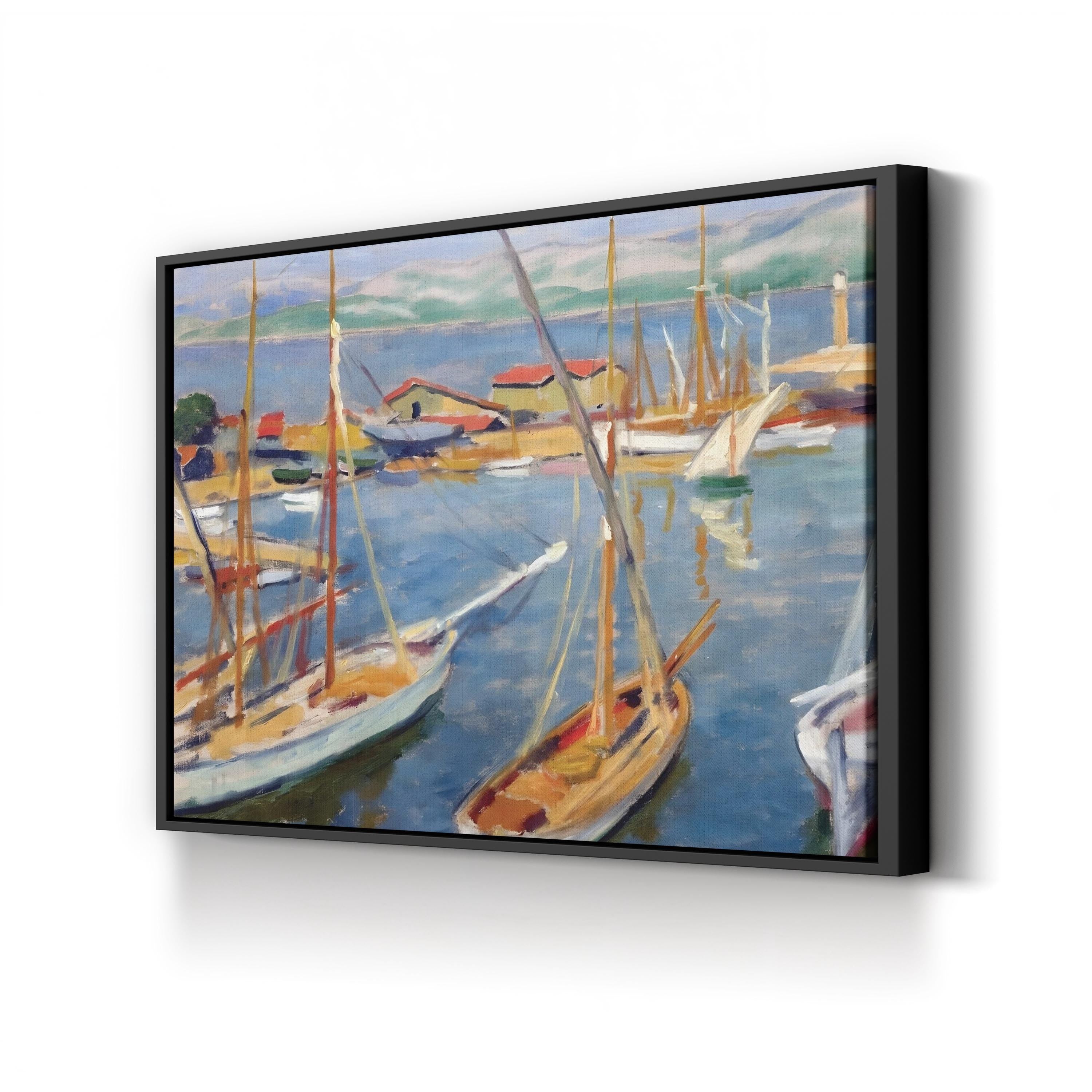 The Studio Boat, 1874 – Impressionist Wall Art | Coastal Landscape Canvas Print
