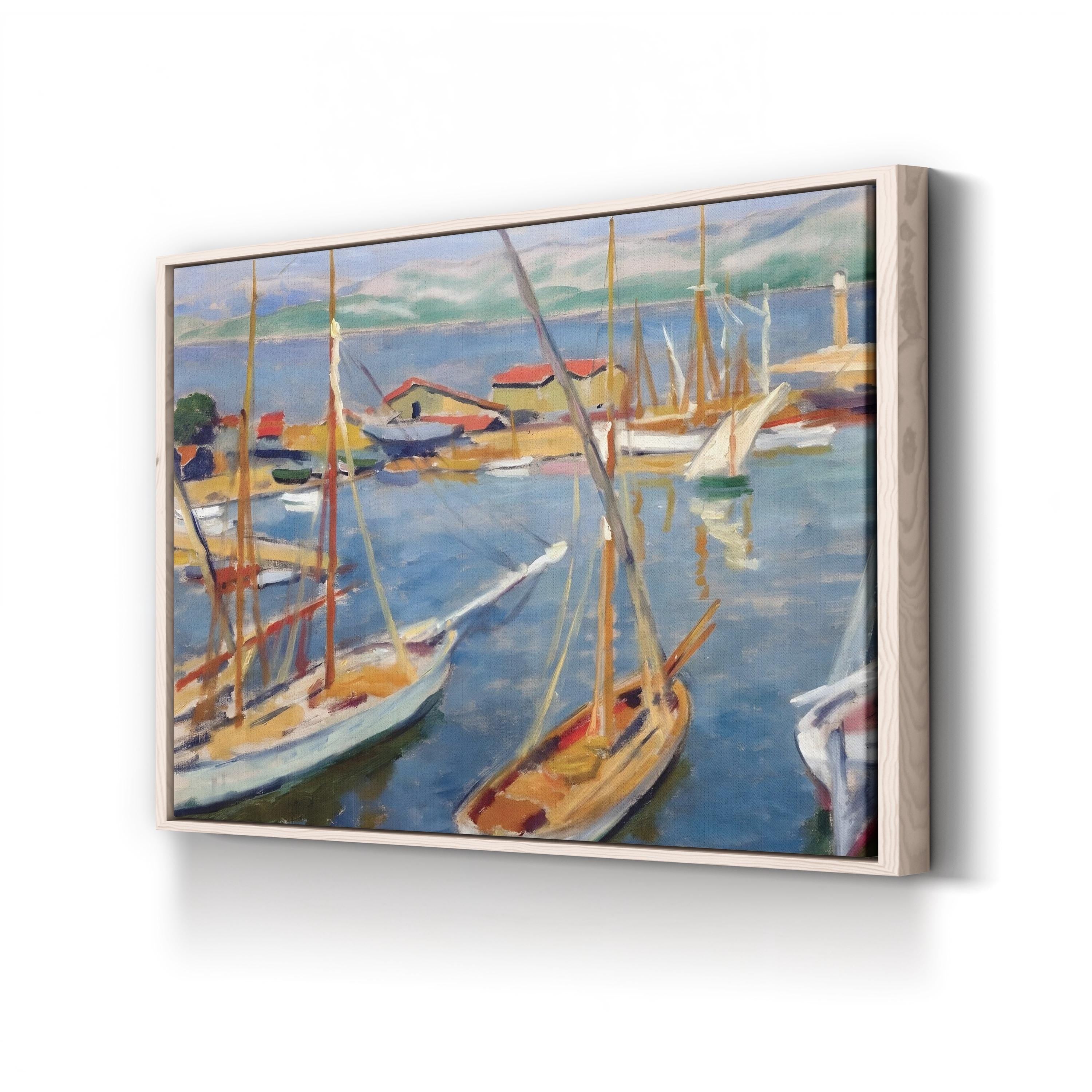 The Studio Boat, 1874 – Impressionist Wall Art | Coastal Landscape Canvas Print