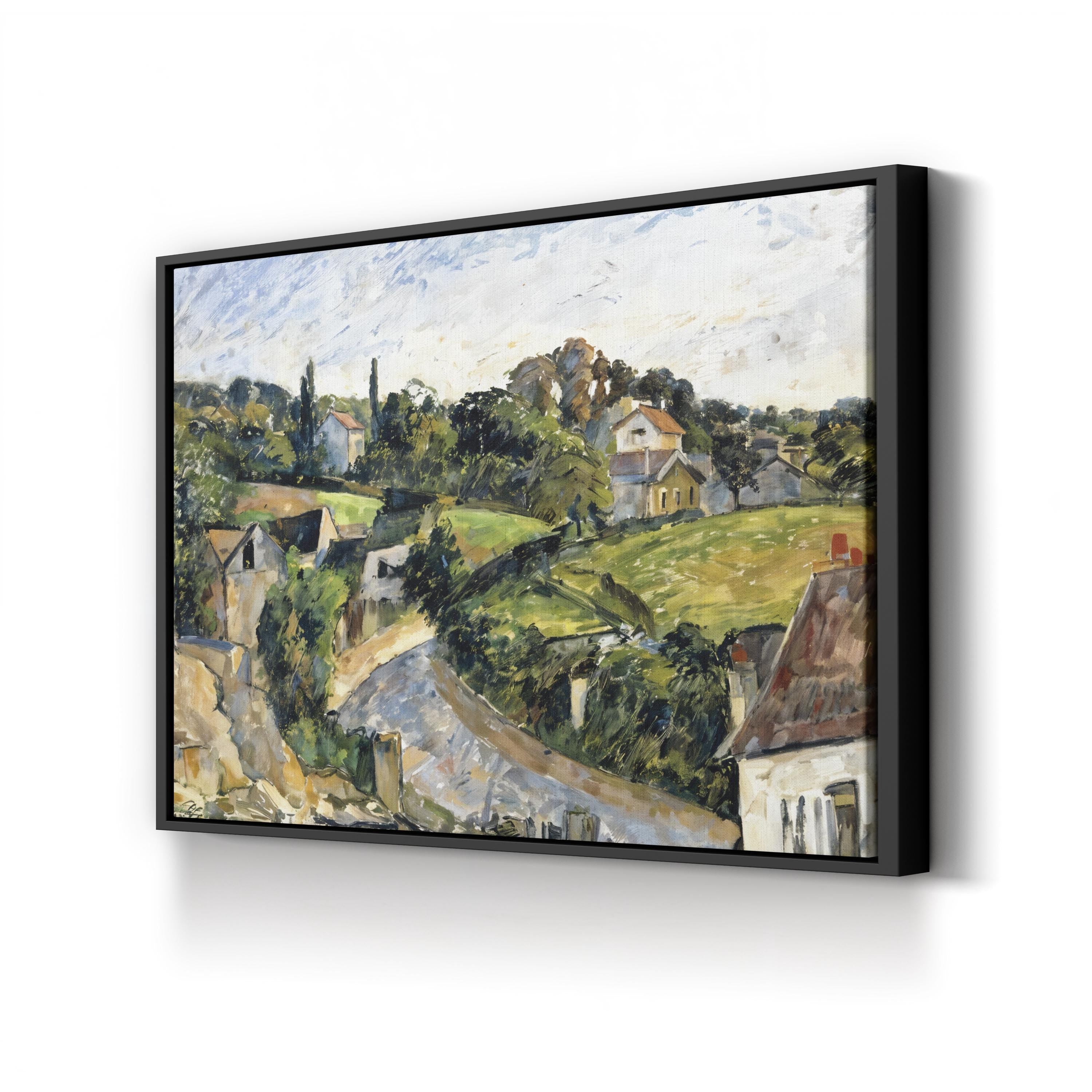 The Winding Road, 1877 – Paul Cézanne Wall Art | Post-Impressionist Canvas Print