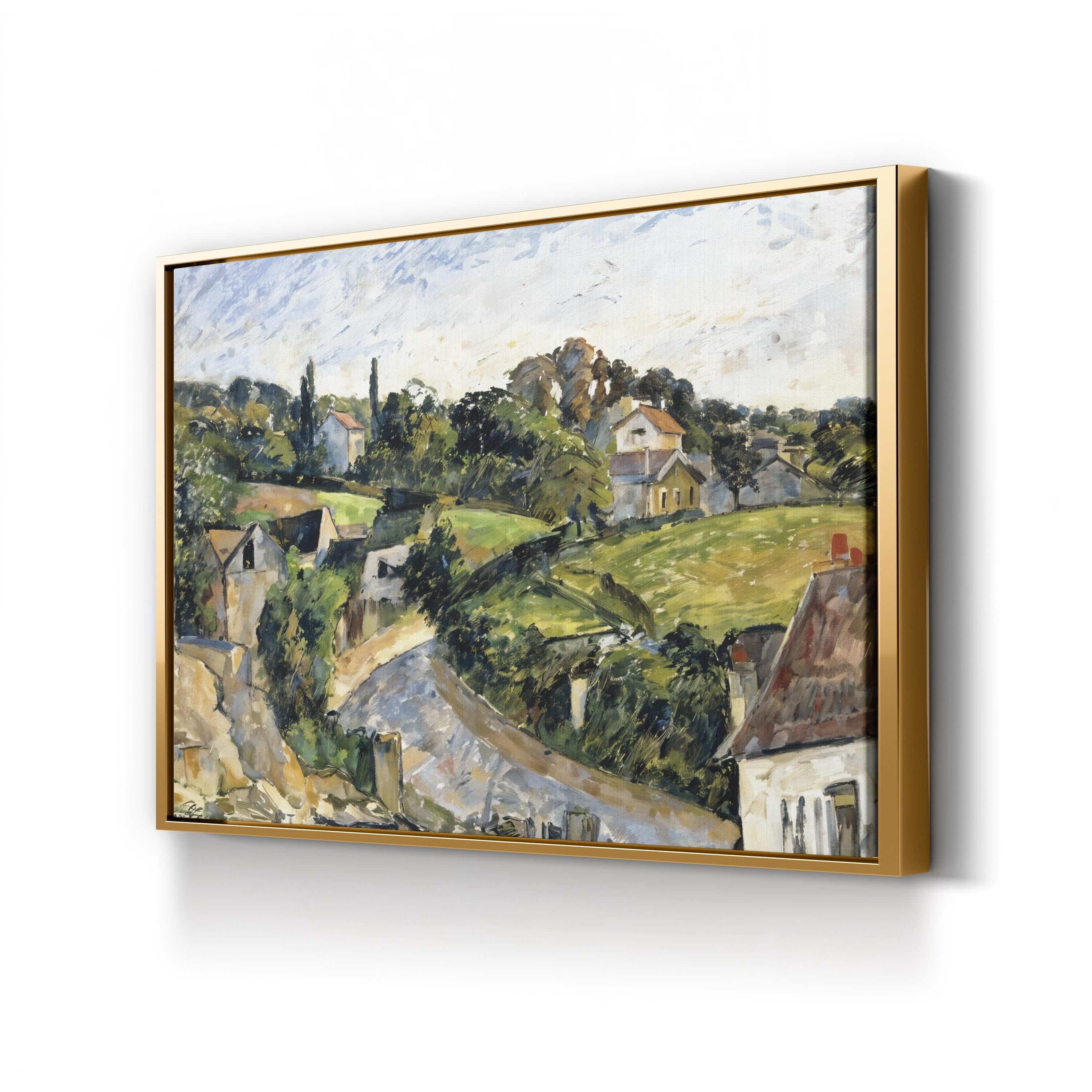The Winding Road, 1877 – Paul Cézanne Wall Art | Post-Impressionist Canvas Print