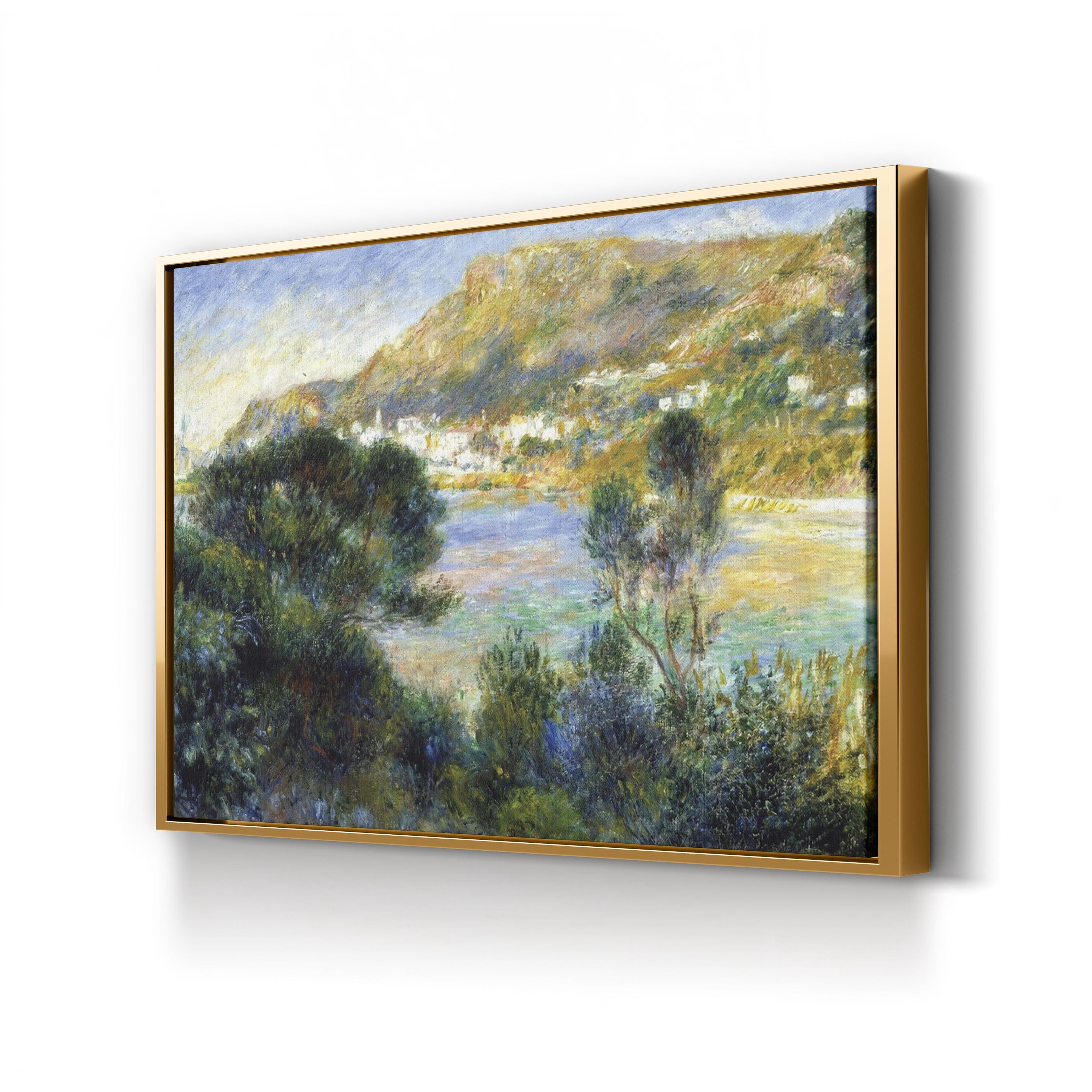View From Cap Martin Of Monte Carlo, 1884 Wall Art Pierre Auguste Renoir