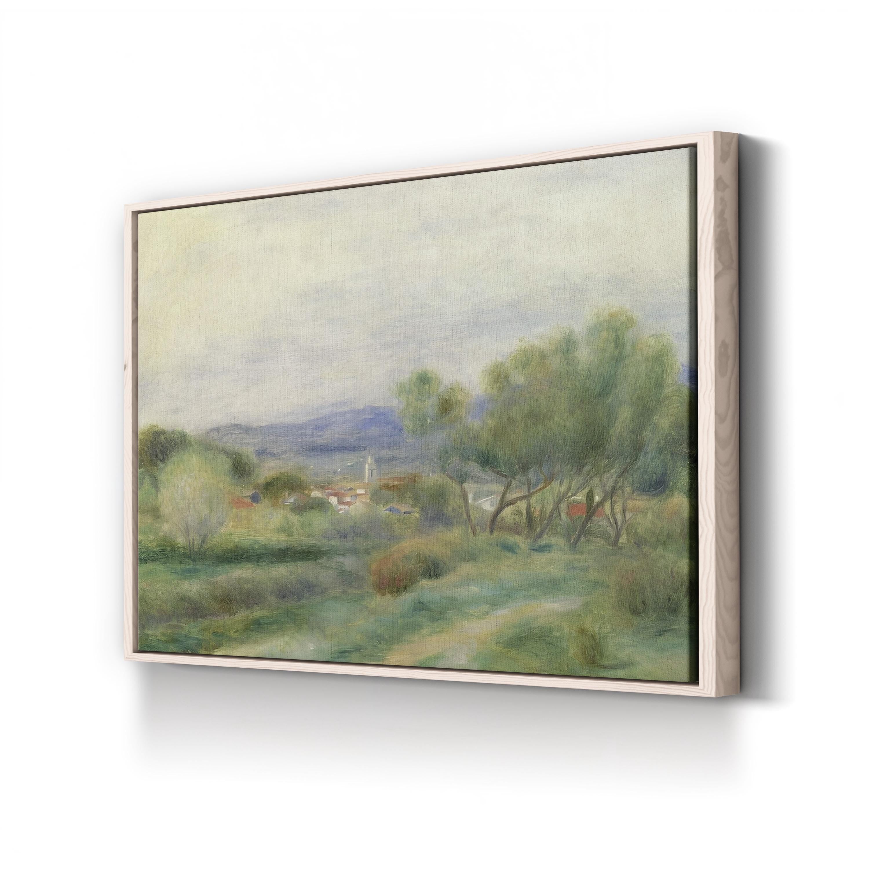 View of La Seyne, Provence, 1890 Wall Art by Pierre-Auguste Renoir | Impressionist Coastal Landscape