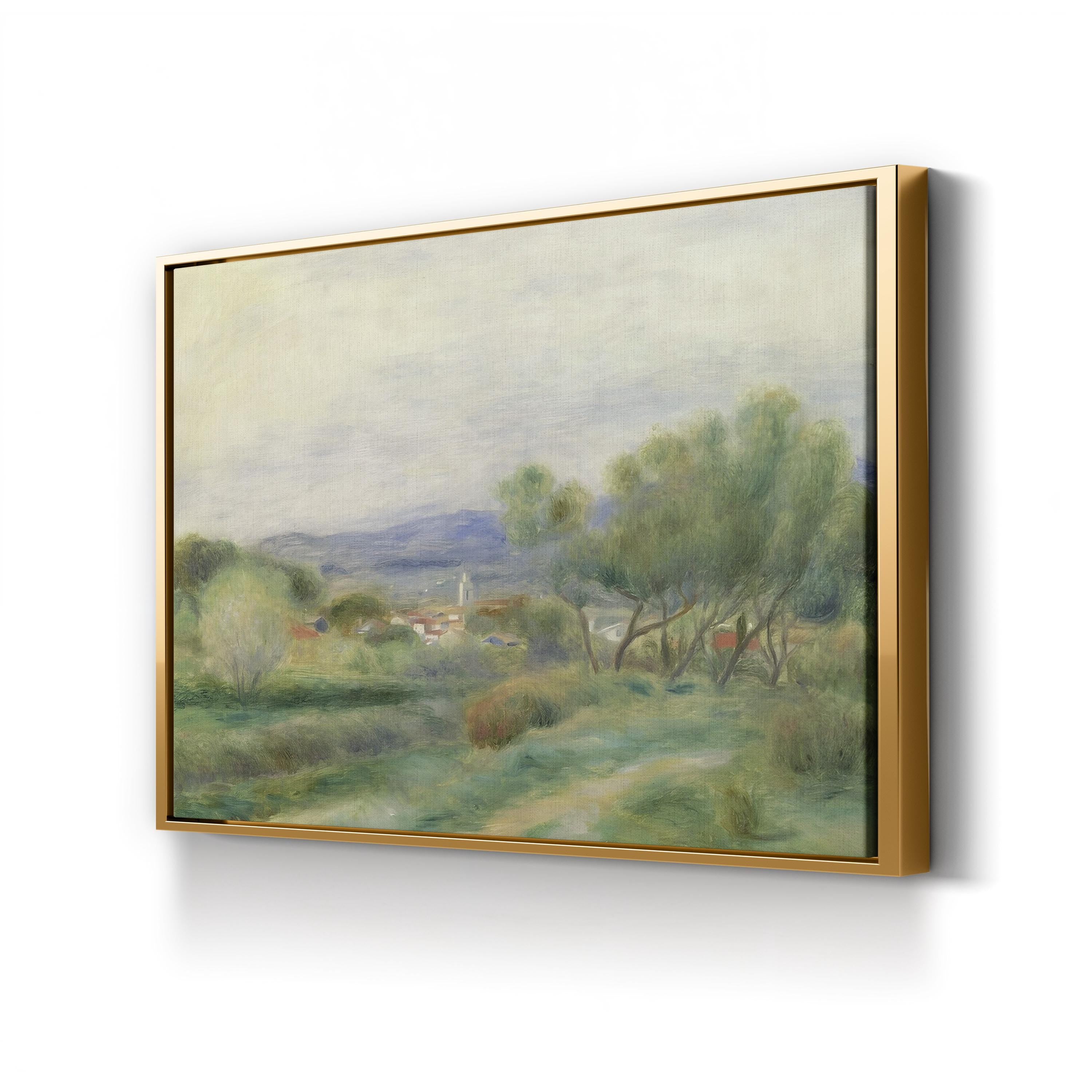 View of La Seyne, Provence, 1890 Wall Art by Pierre-Auguste Renoir | Impressionist Coastal Landscape