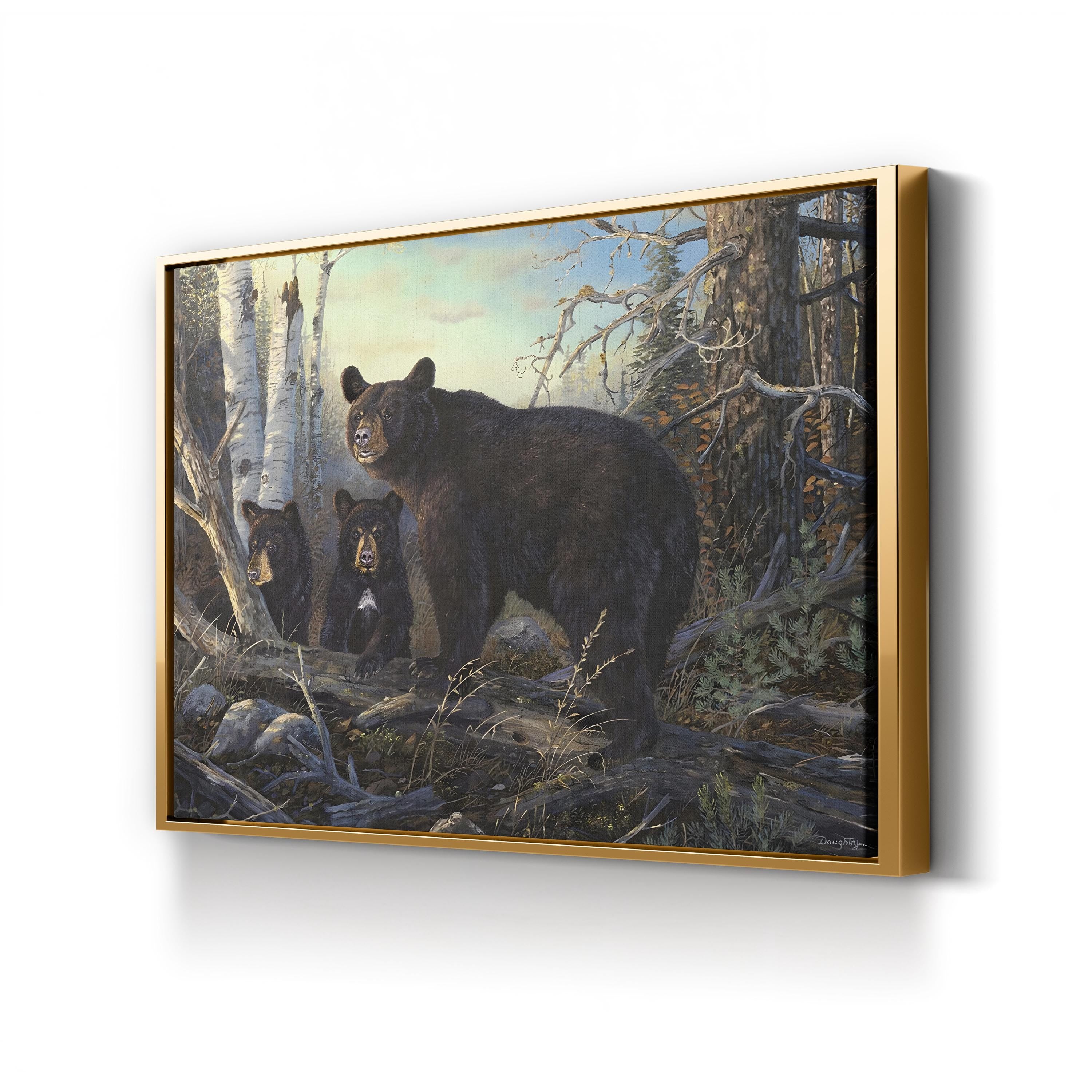 Absolutely Wild Black Bear Wall Art by Terry Doughty