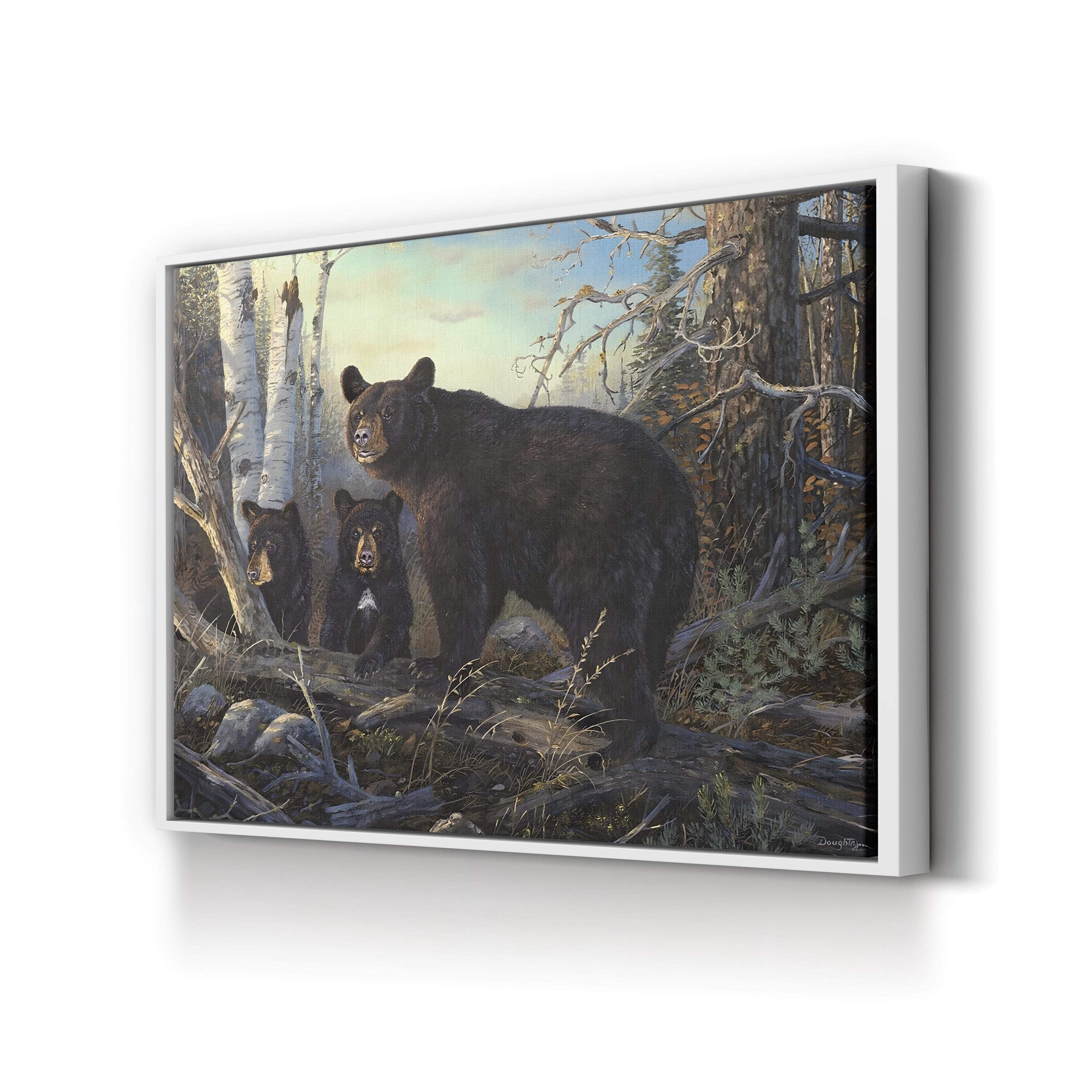 Absolutely Wild Black Bear Wall Art by Terry Doughty