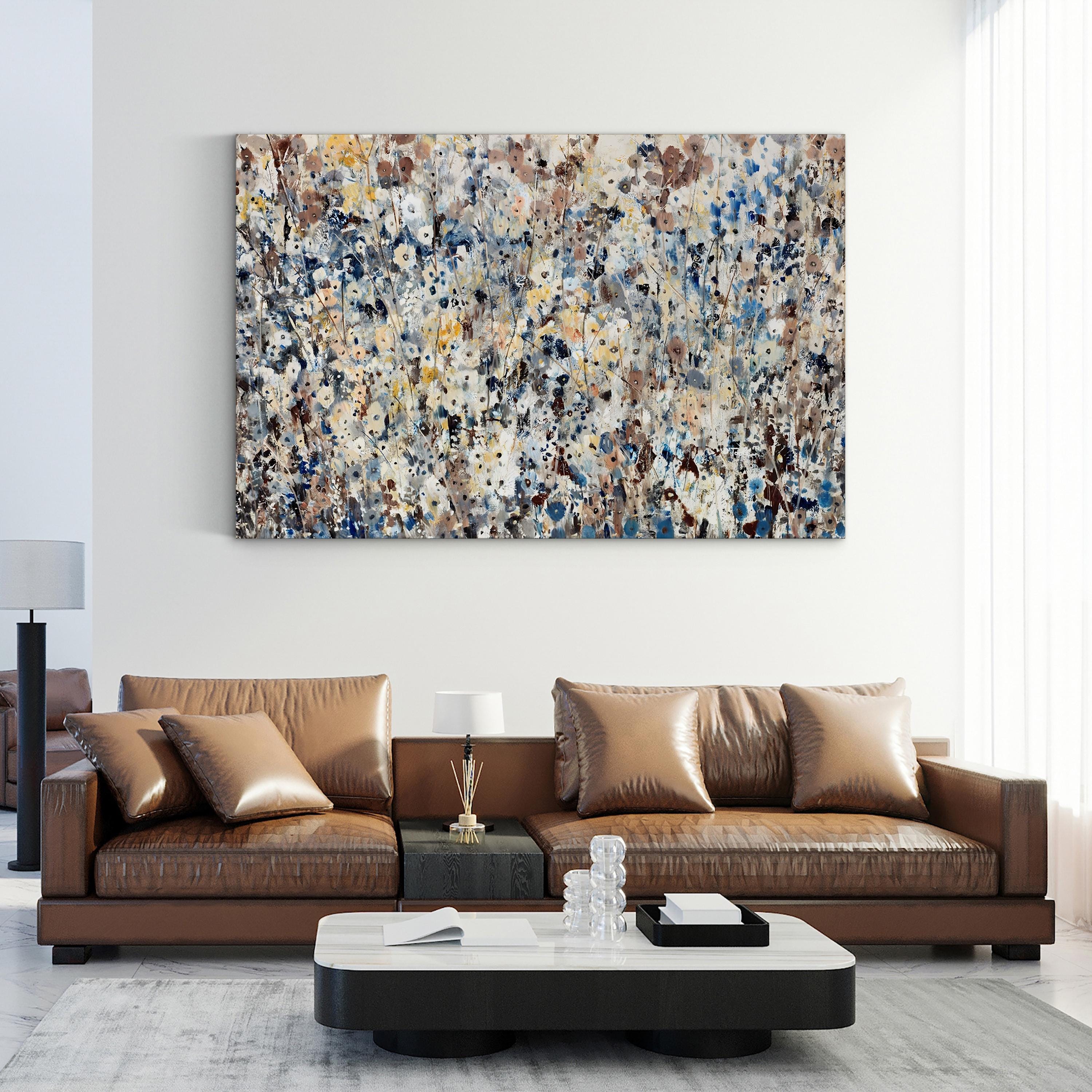 Spring Wildflower Bloom – Period Illustration Wall Art | Painterly Floral Canvas Print