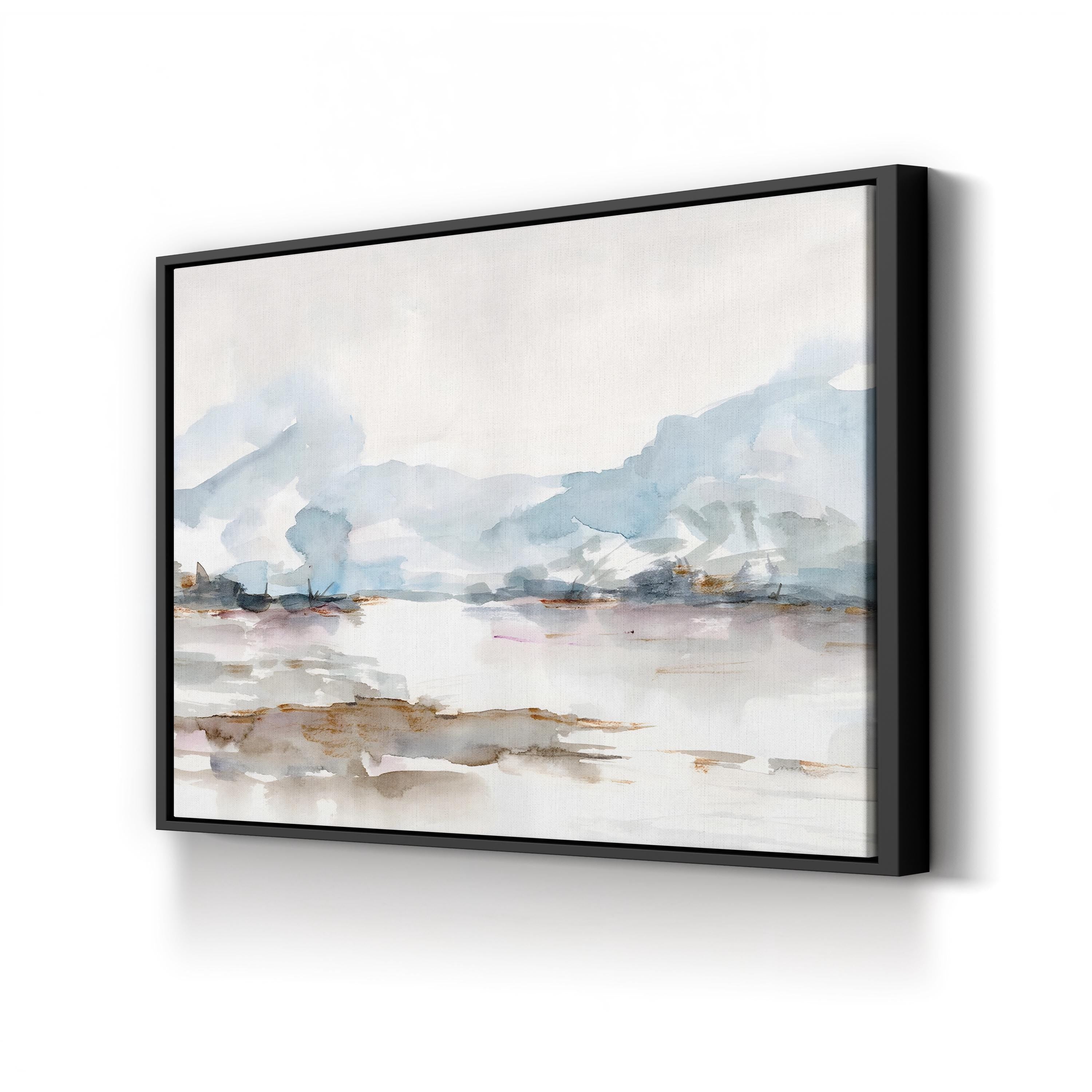 Across the Marsh I Wall Art by Ethan Harper – Contemporary Coastal Marsh Landscape Canvas