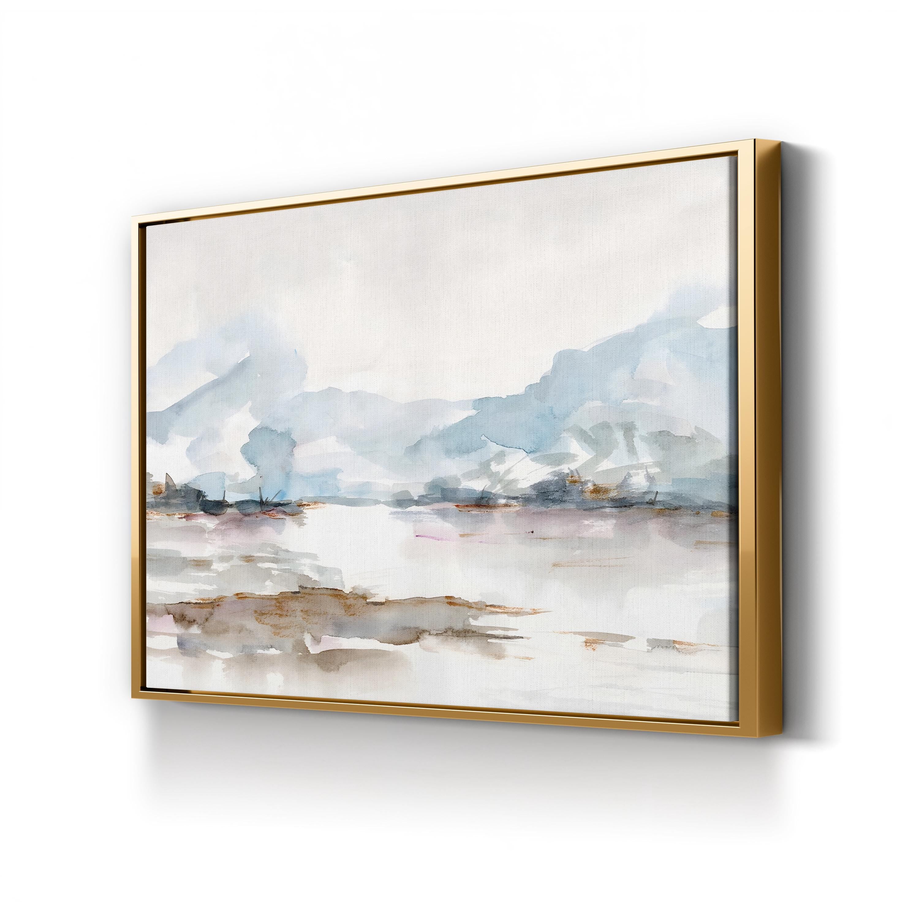Across the Marsh I Wall Art by Ethan Harper – Contemporary Coastal Marsh Landscape Canvas
