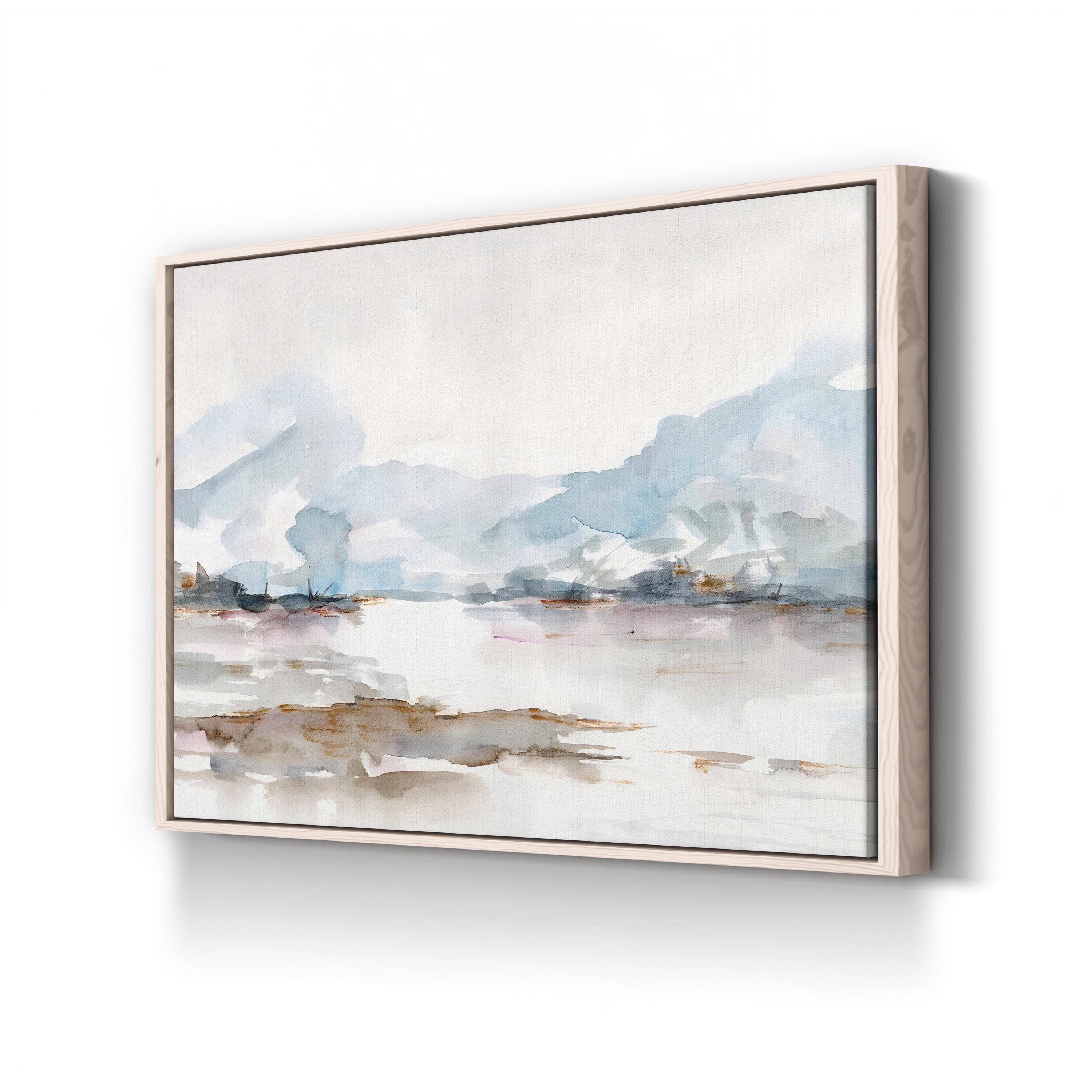 Across the Marsh I Wall Art by Ethan Harper – Contemporary Coastal Marsh Landscape Canvas