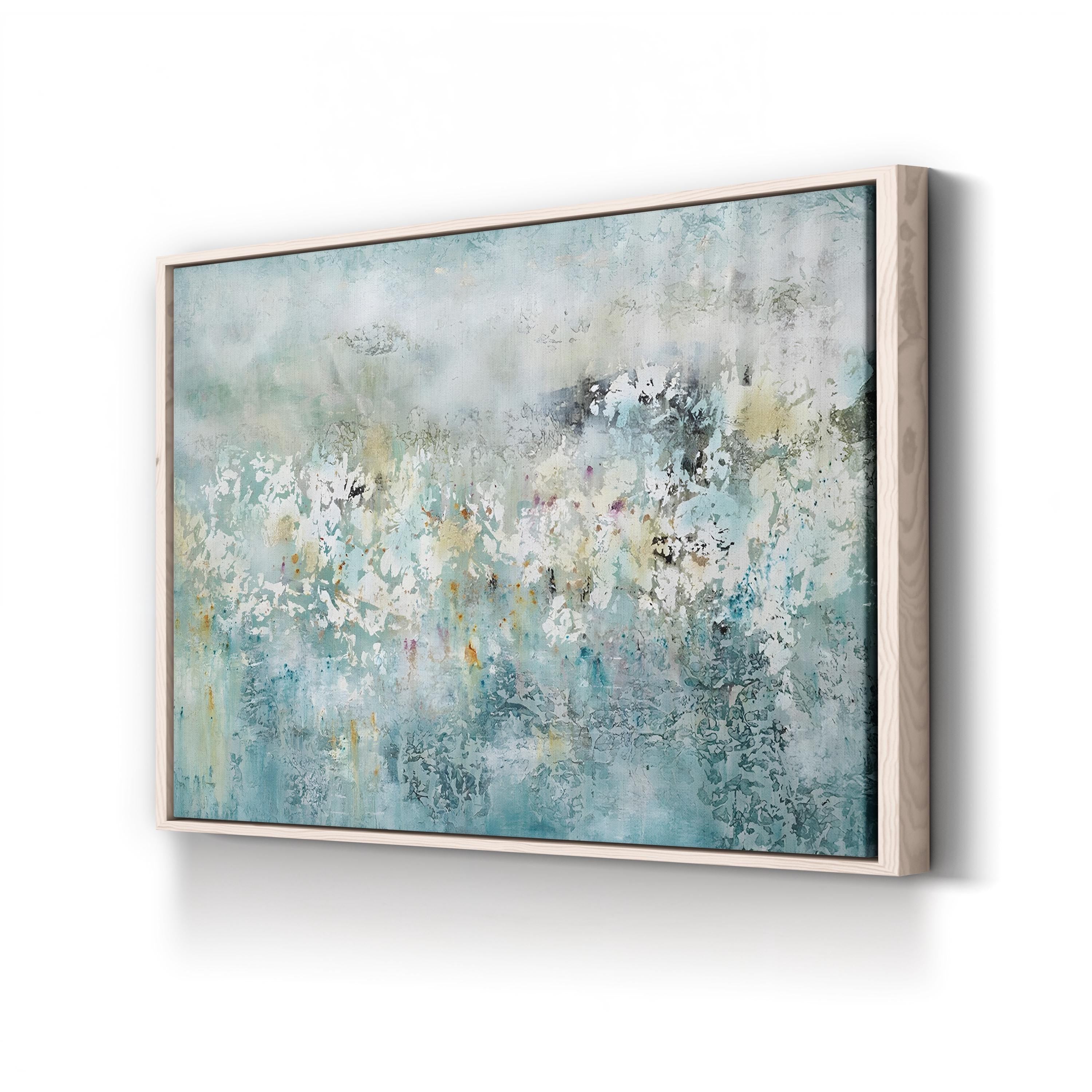 Across the Sound | Contemporary Abstract Coastal Landscape Wall Art by Alexys Henry