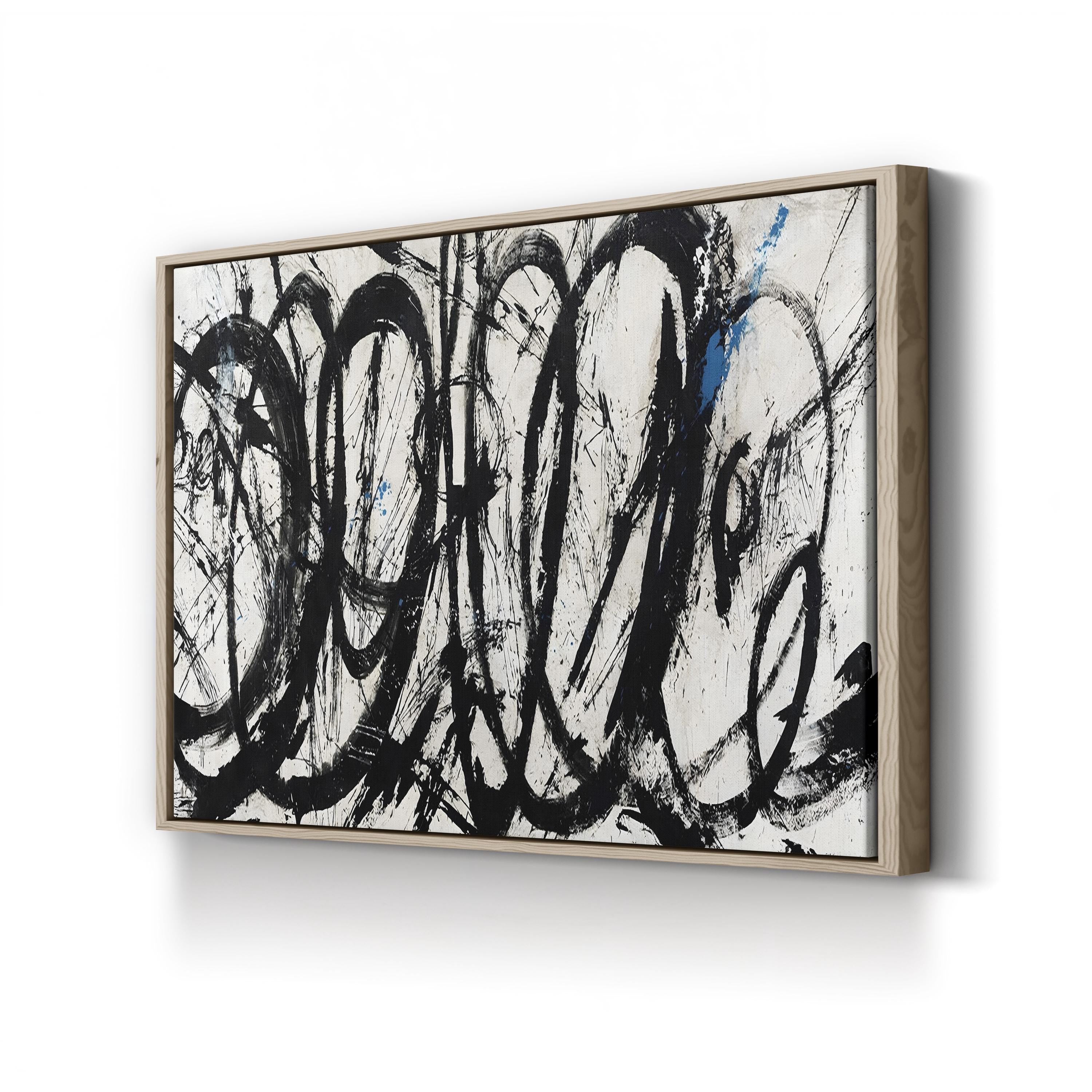 Ampersand Wall Art by Joshua Schicker | Contemporary Abstract Graphic Canvas Print